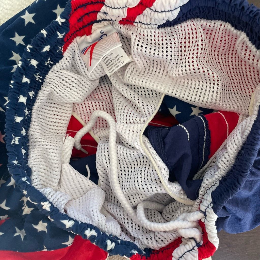 Speedo Vintage 90s Speedo Swim Trunks Men’s American Flag M 6” Inse Size US 32 / EU 48 - 6 Thumbnail