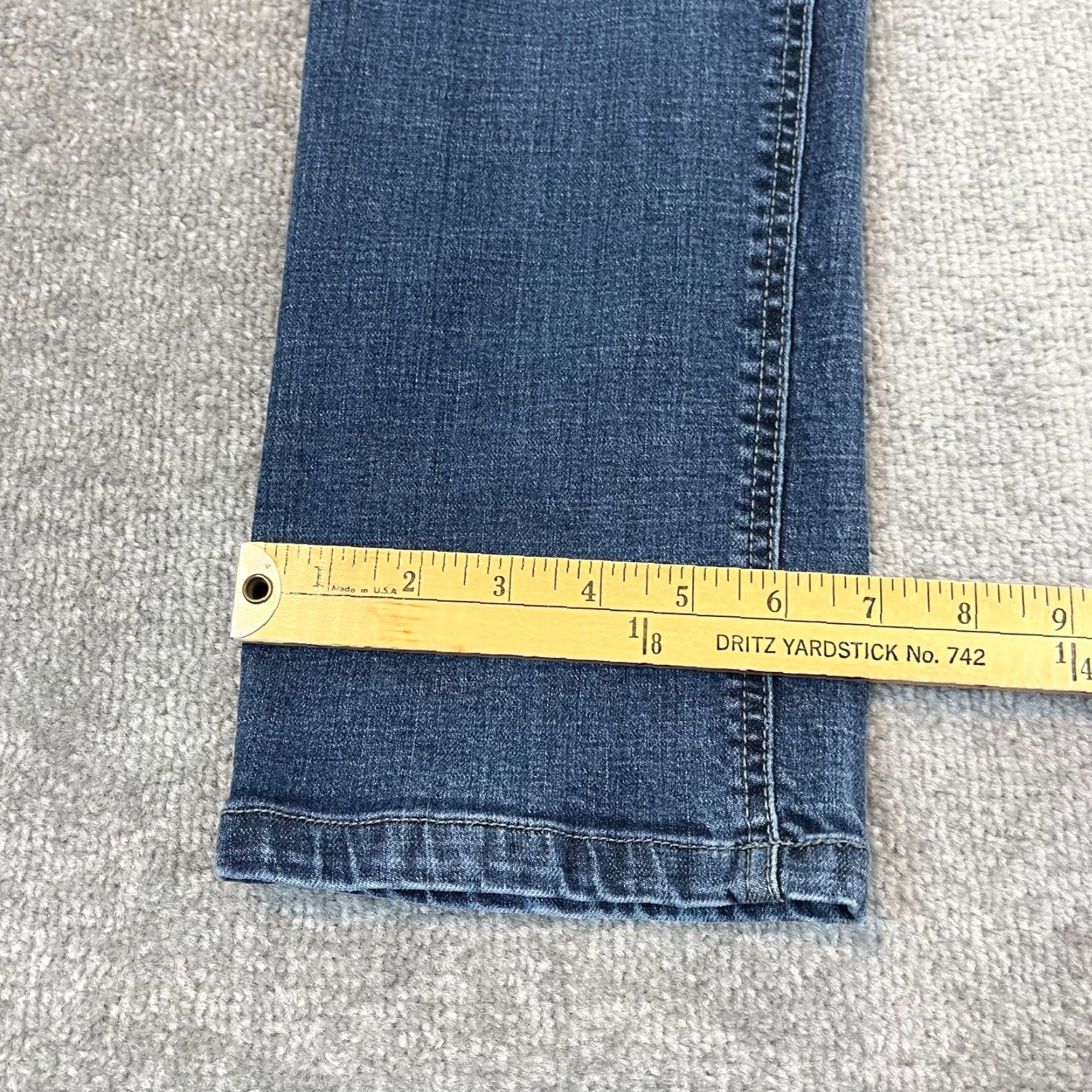 Prana PRANA Jeans Mens 32x31 Slim Medium Blue Denim Pants Hiking Outdoor 5-Pocket Design Regular Size US 32 / EU 48 - 7 Thumbnail