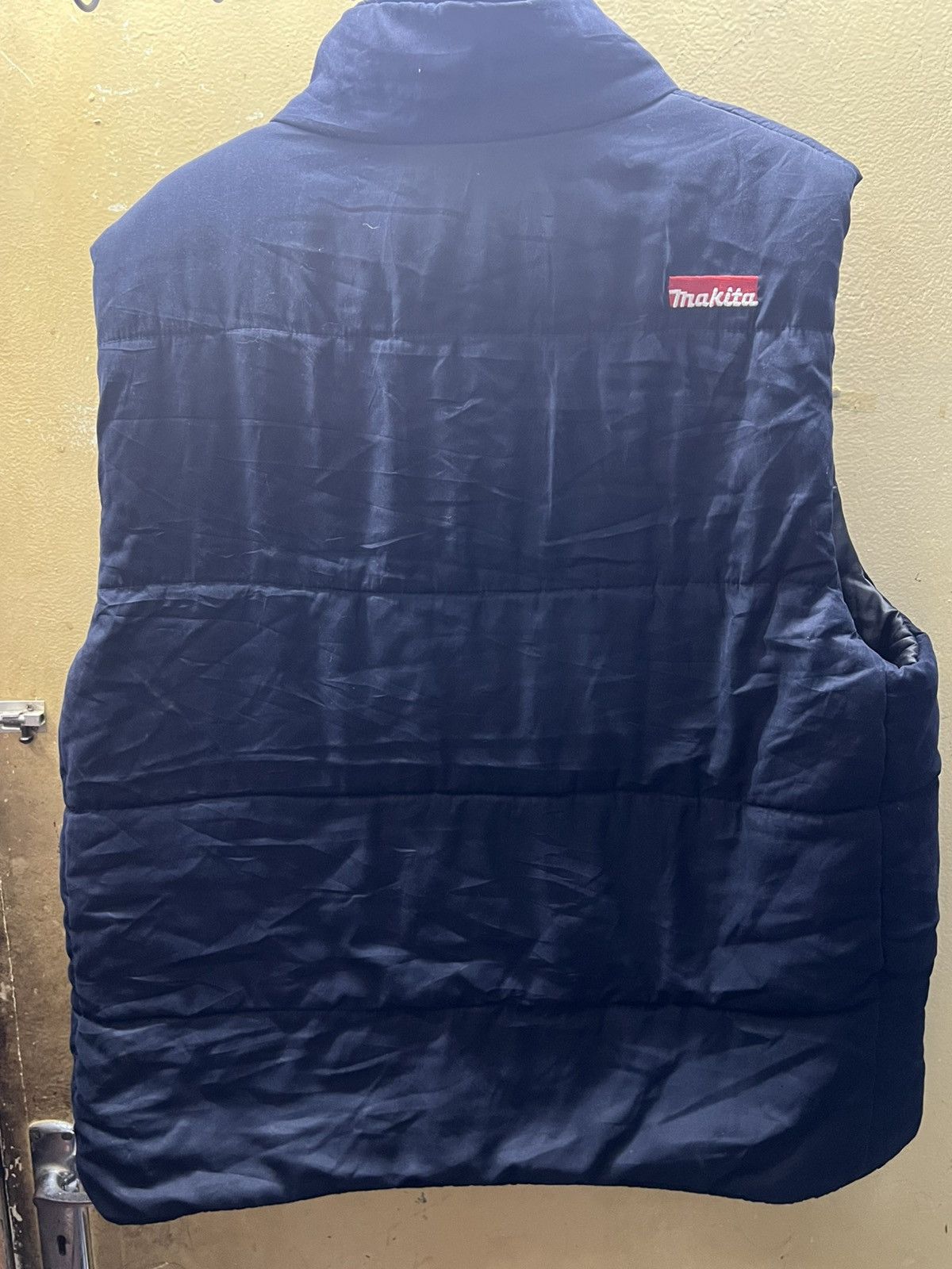 Japanese Brand Makita vintage puffer vest zipper blue black Size US XXL / EU 58 / 5 - 2 Thumbnail