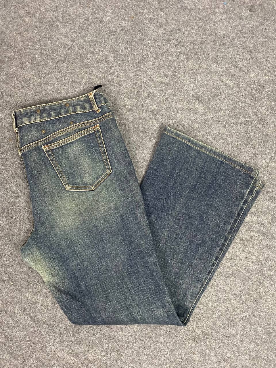Japanese Brand vintage japanese brand bootcut flare denim nice design Size 36" / US 14 / IT 50 - 2 Thumbnail