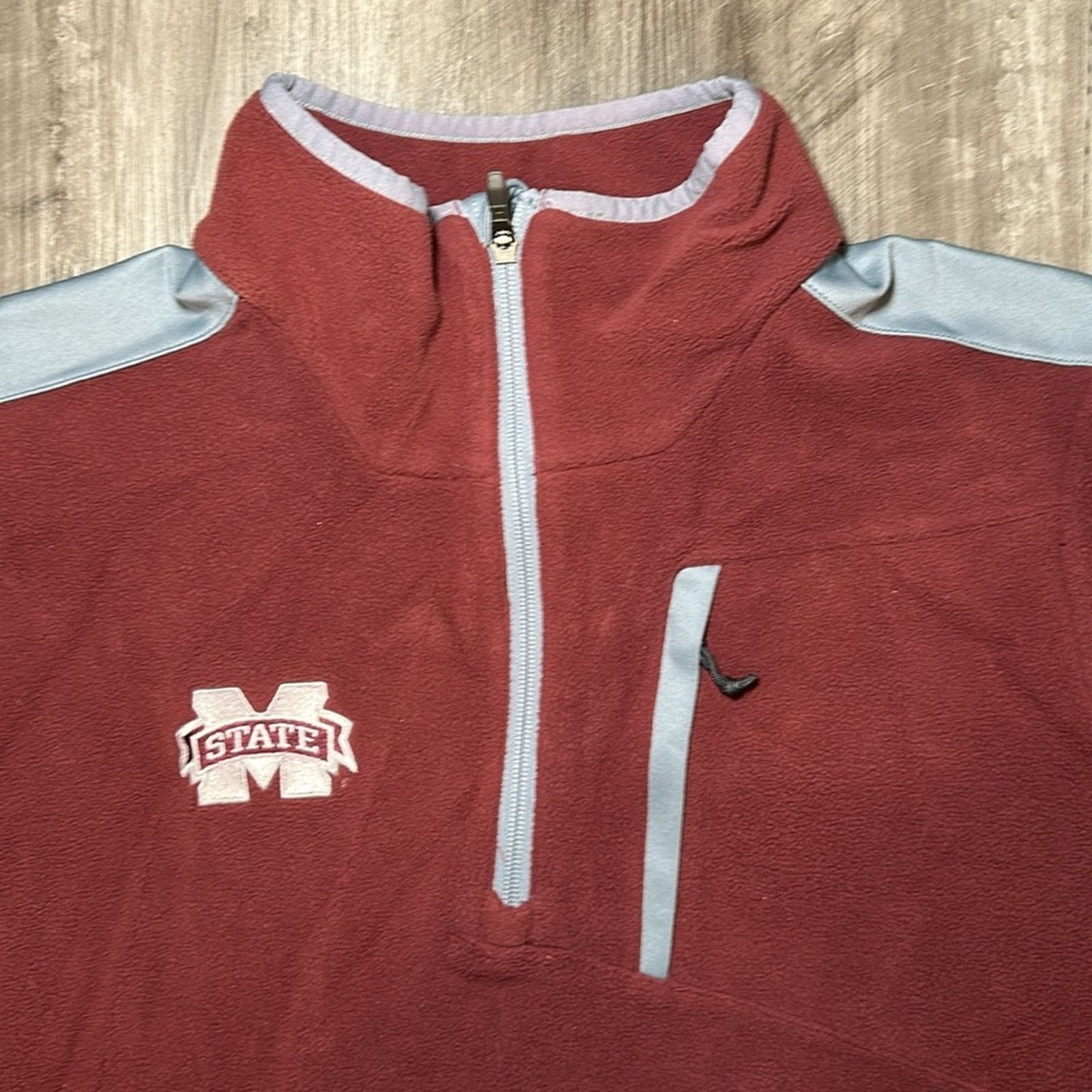 Columbia Mississippi State Columbia Crosslite II Half Zip - Medium Size US M / EU 48-50 / 2 - 4 Thumbnail