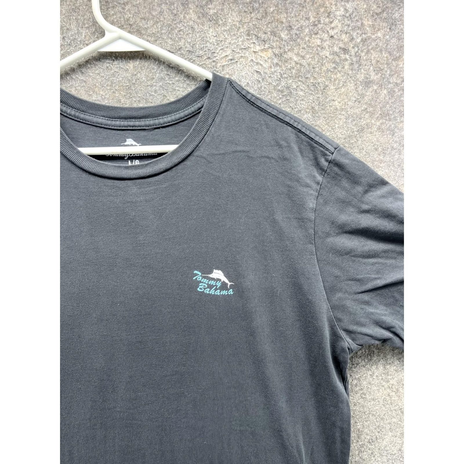 Tommy Bahama Tommy Bahama Shirt Mens Large Gray Logo Cotton Tee Short Sleeve Crew Neck Casual Soft for Summer Mens Size US L / EU 52-54 / 3 - 7 Thumbnail