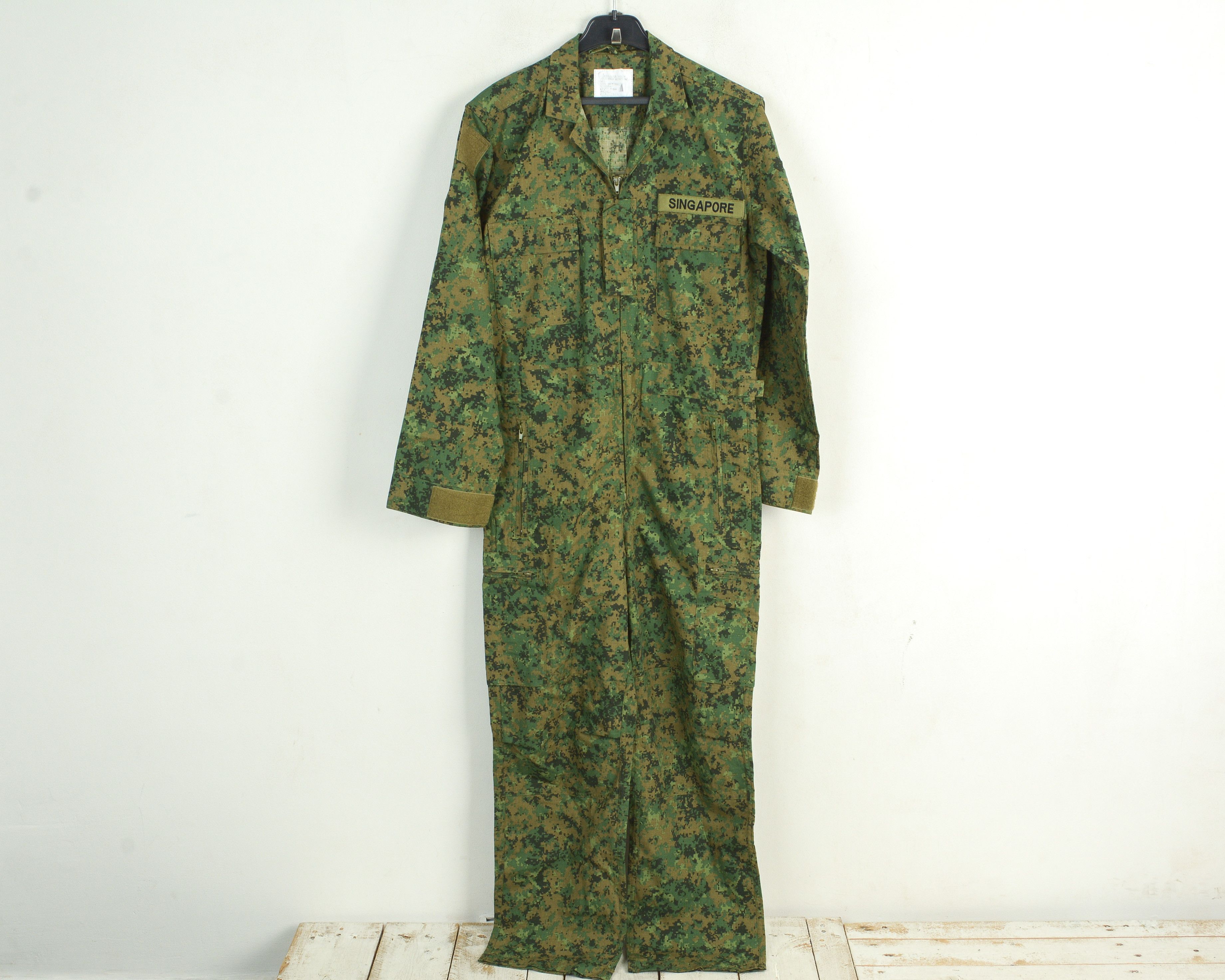 Le Laboureur M Singapore Army Boilersuit Overalls Jumpsuit Coveralls Size US 34 / EU 50 - 2 Thumbnail