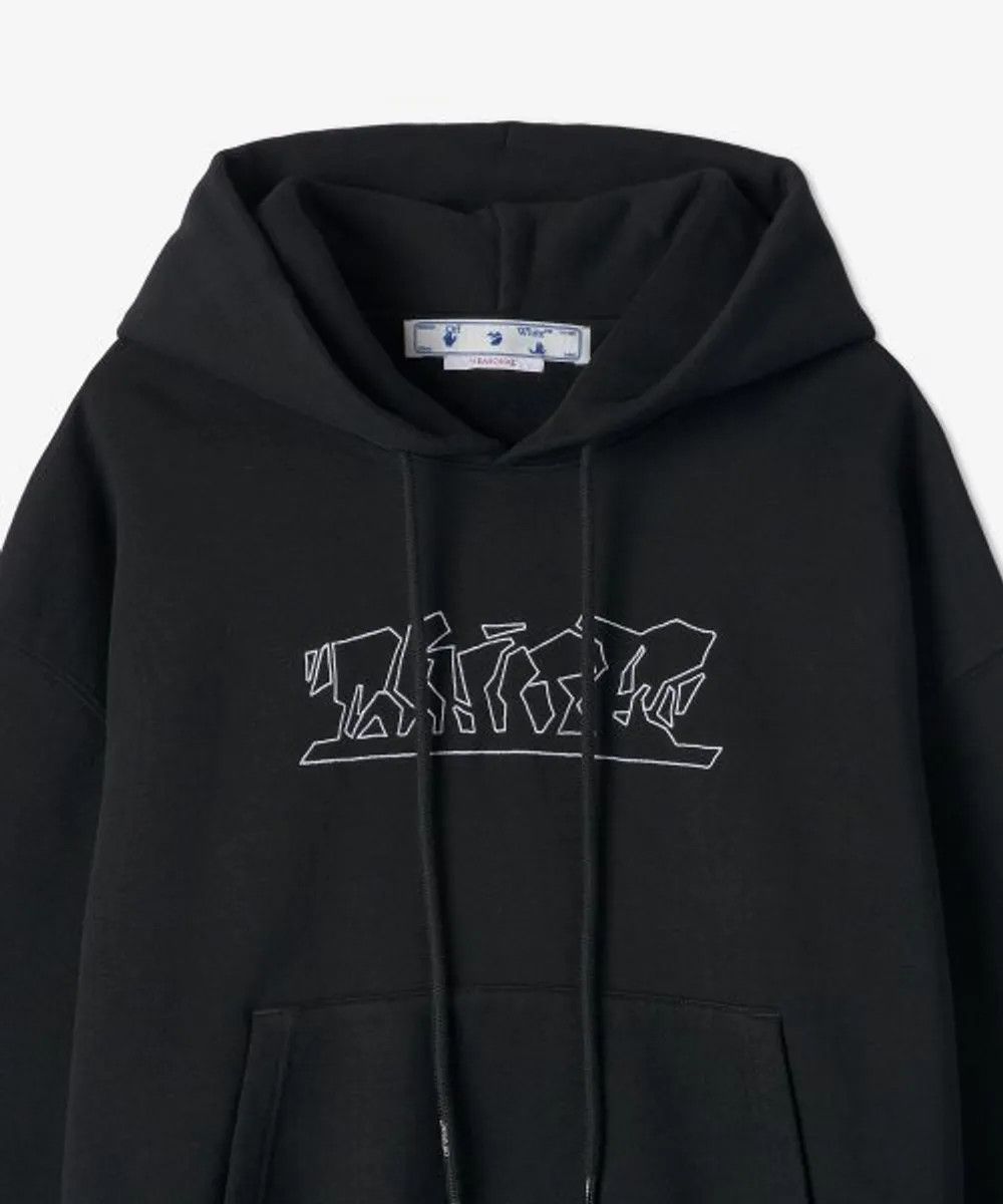 Off-White o1gr1nt0125 Figure Of Speech Over Hoodie in Black Size US XS / EU 42 / 0 - 3 Thumbnail
