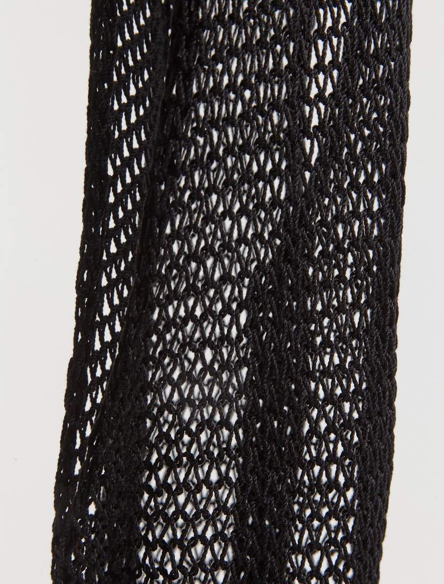 Ludovic De Saint Sernin Ludovic de Saint Sernin - Long black knit dress Size S / US 4 / IT 40 - 4 Thumbnail