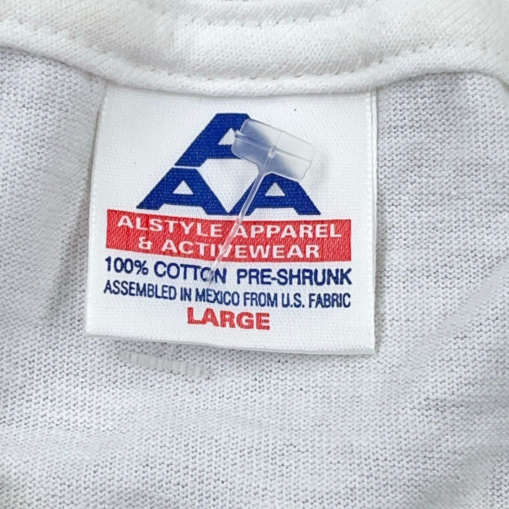 AAA VINTAGE Elvis Presley Shirt Men Large White Band Tee 90s 1996 Adult Original Size US L / EU 52-54 / 3 - 7 Thumbnail