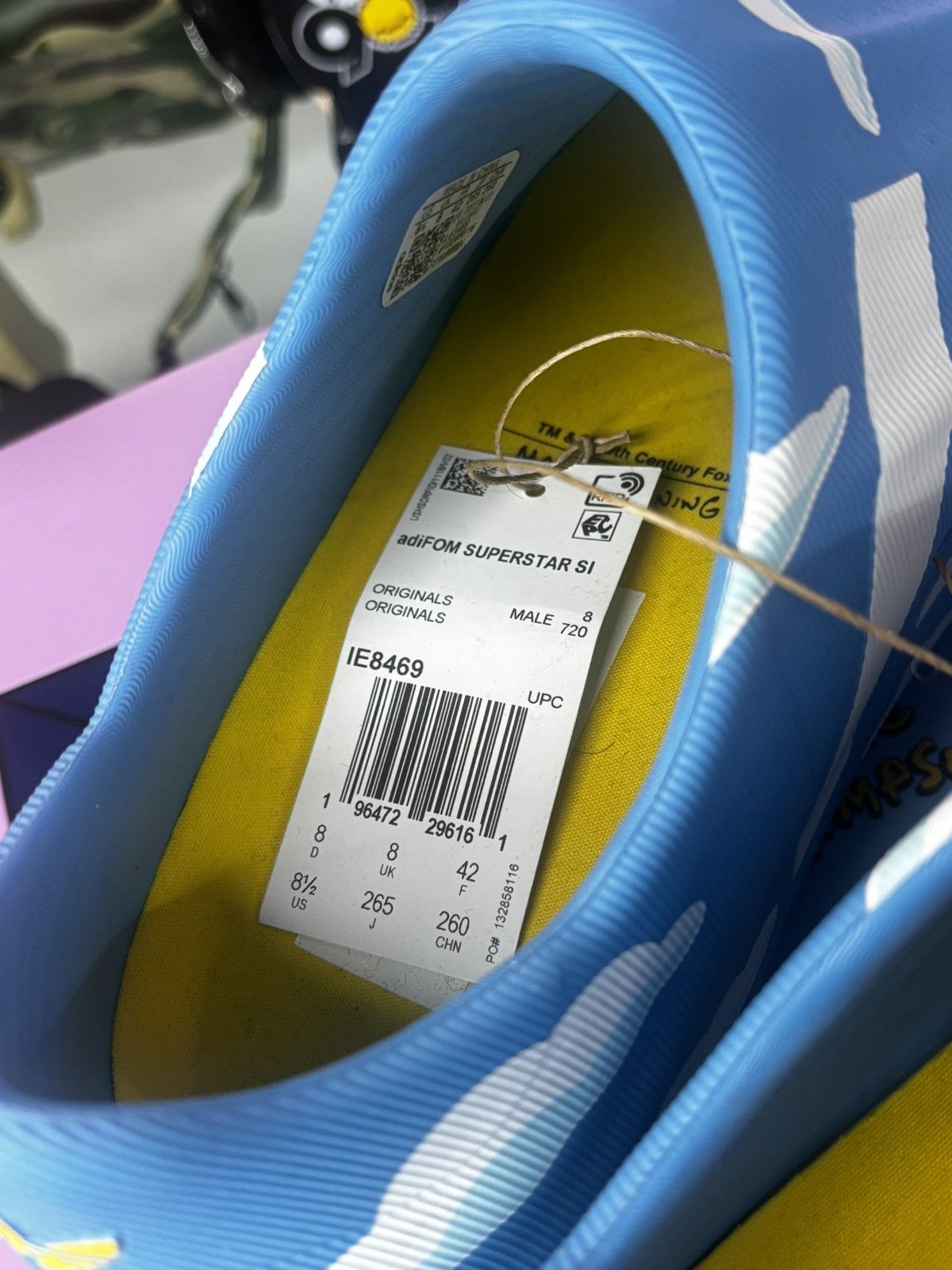 The Simpsons Adidas x The Simpsons adifom Superstar Cloud Barts Size US 8.5 / EU 41-42 - 7 Thumbnail