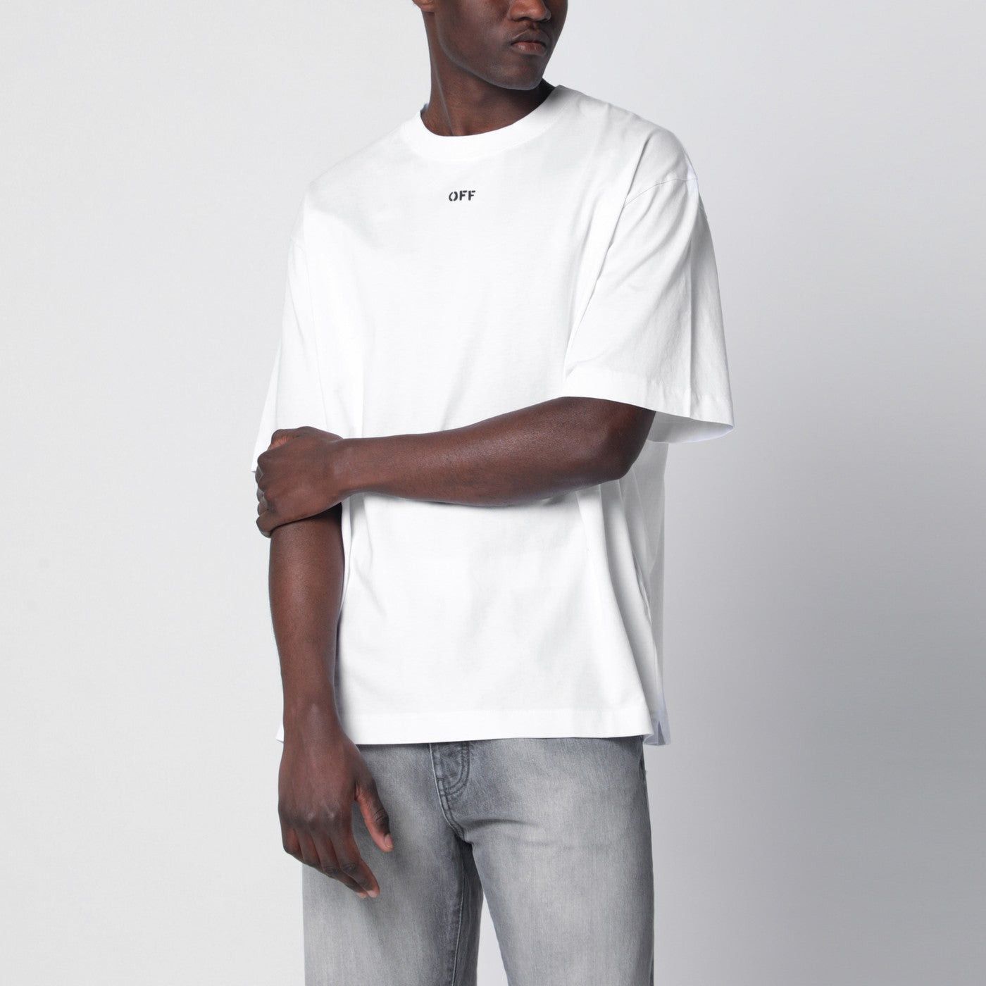 Off-White Off-White Chain Arrow Skate T-Shirt White Size US M / EU 48-50 / 2 - 1 Thumbnail