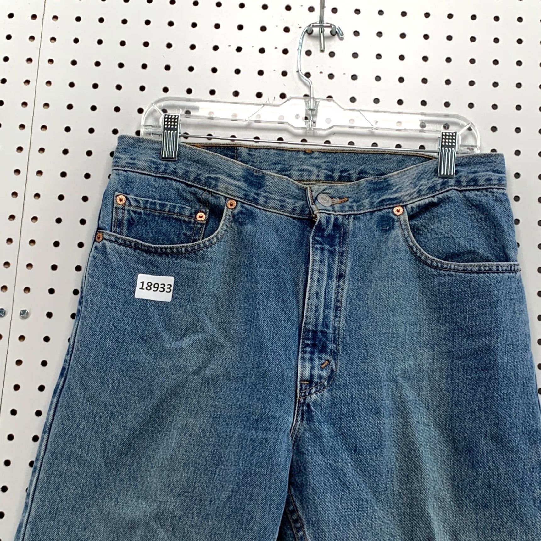Levi's VINTAGE Levi's 505 Jeans Regular Mens Blue Denim 32x28 Straight Fit denim Jeans 32 Mens Blue Levi's 505 Vintage 90s Size US 32 / EU 48 - 3 Thumbnail