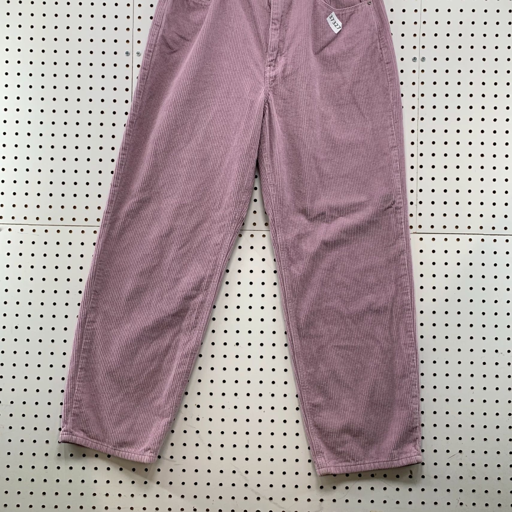Empyre Empyre Women's Corduroy Pants Size 11 Purple Straight Wide Leg 32x30 Casual Size 32" / US 10 / IT 46 - 3 Thumbnail