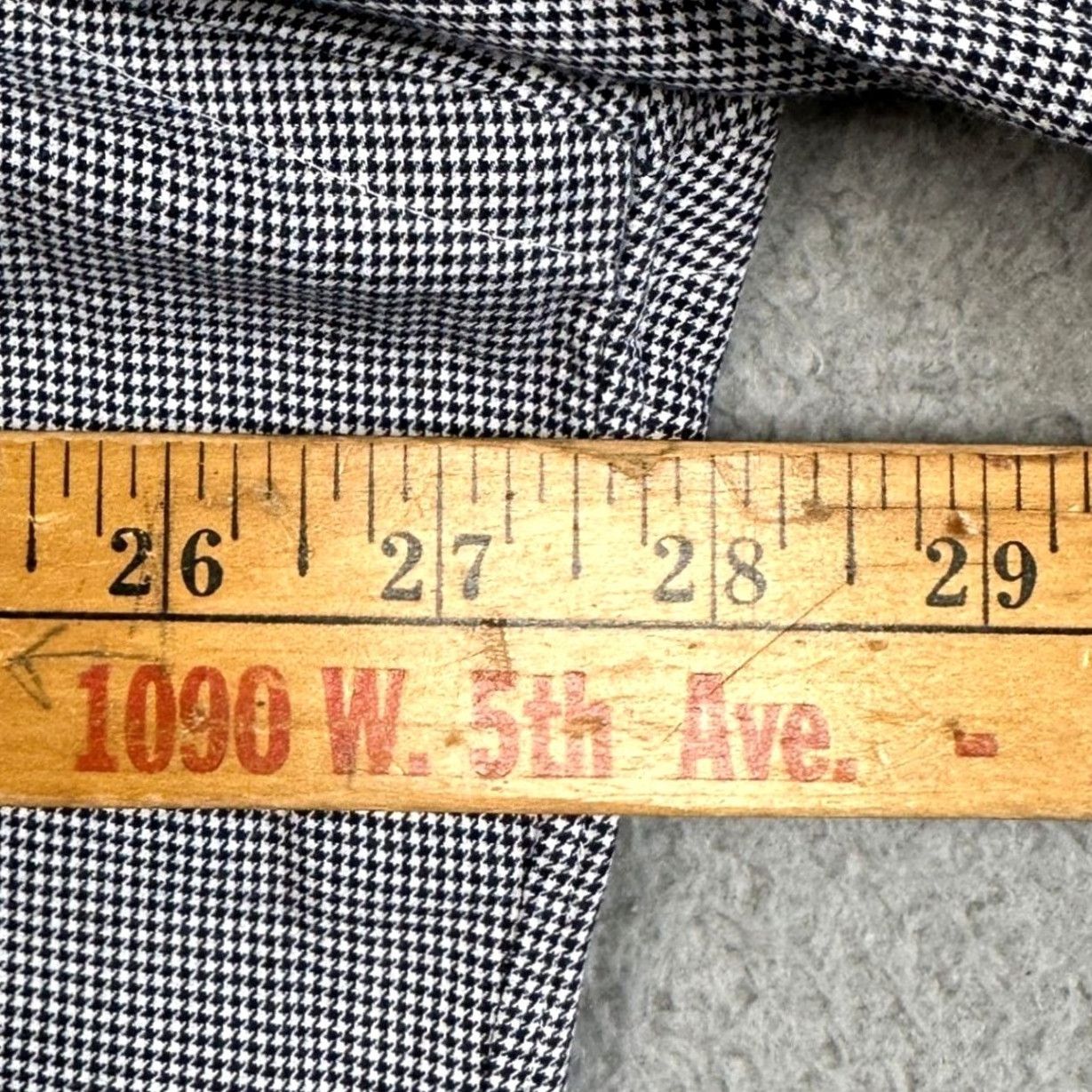 Ralph Lauren Ralph Lauren Shirt Mens Large Navy White Blake Button-Down Houndstooth Pony EUC Size US L / EU 52-54 / 3 - 6 Thumbnail
