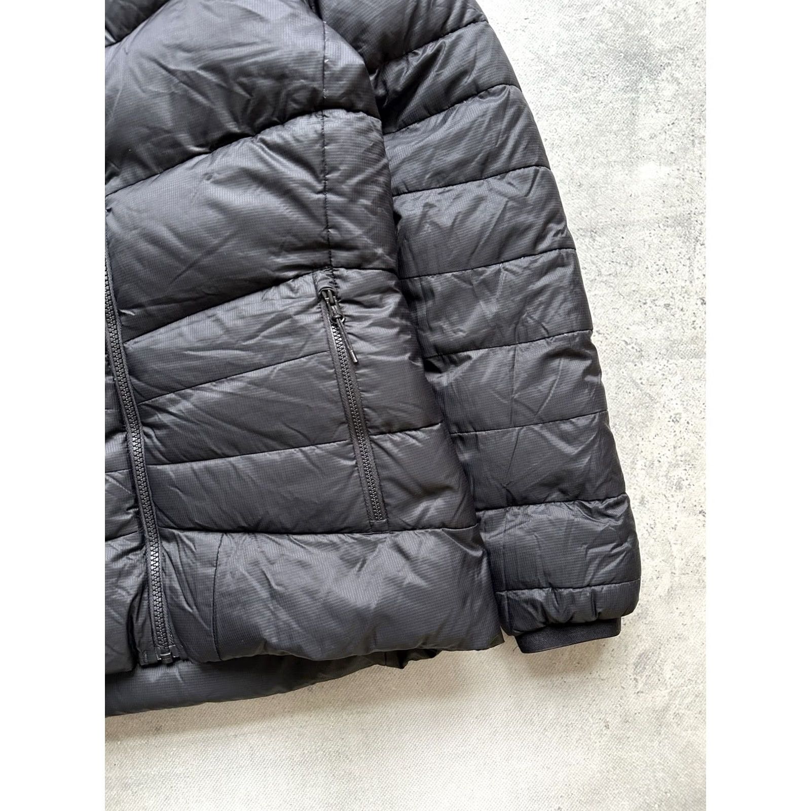 Vintage BLACK YAK Jacket Women S Full Zip Hooded Down Puffer Black Wool? Size S / US 4 / IT 40 - 6 Thumbnail