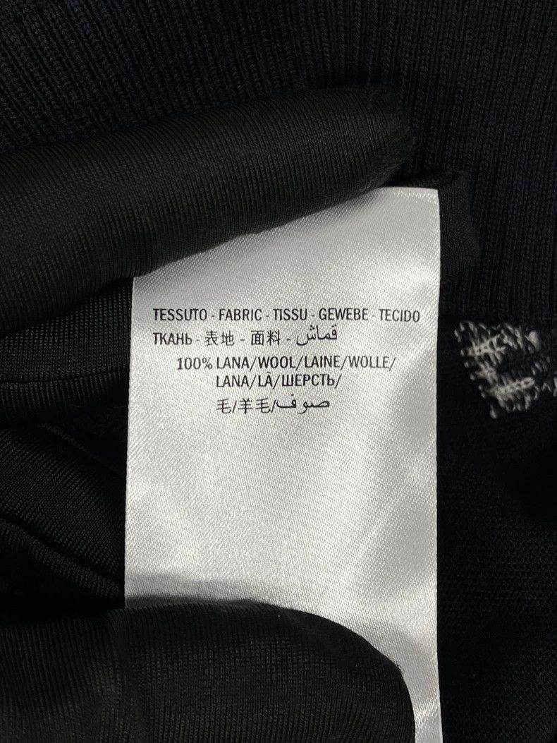 Gucci Gucci Dark blue full-print bee V-neck long-sleeved sweater Size US L / EU 52-54 / 3 - 6 Thumbnail