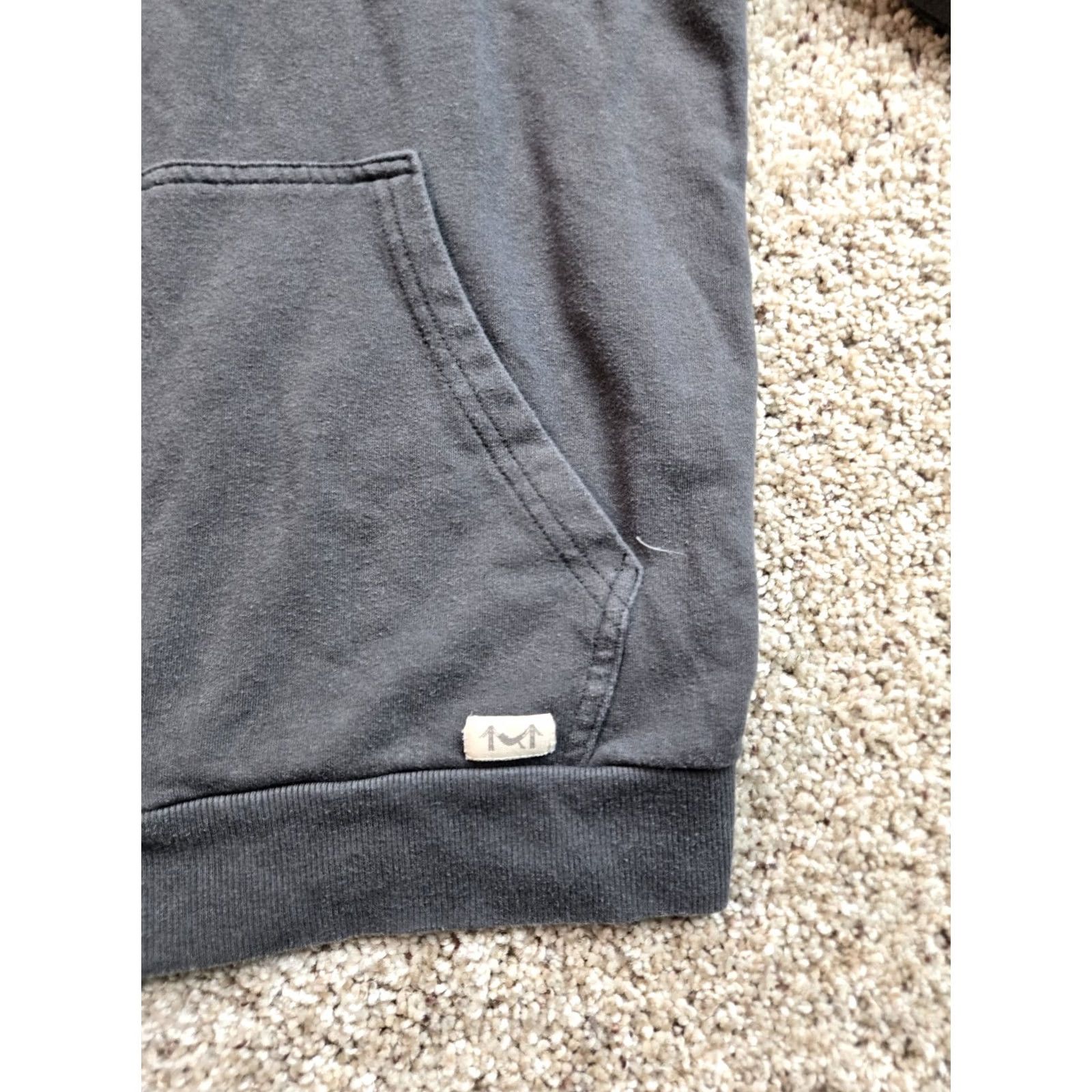 Marine Layer Marine Layer Hoodie Mens Medium Gray Long Sleeve Full Zip Logo Embroidered All Seasons Cotton Blend Vintage: No Size US M / EU 48-50 / 2 - 4 Thumbnail