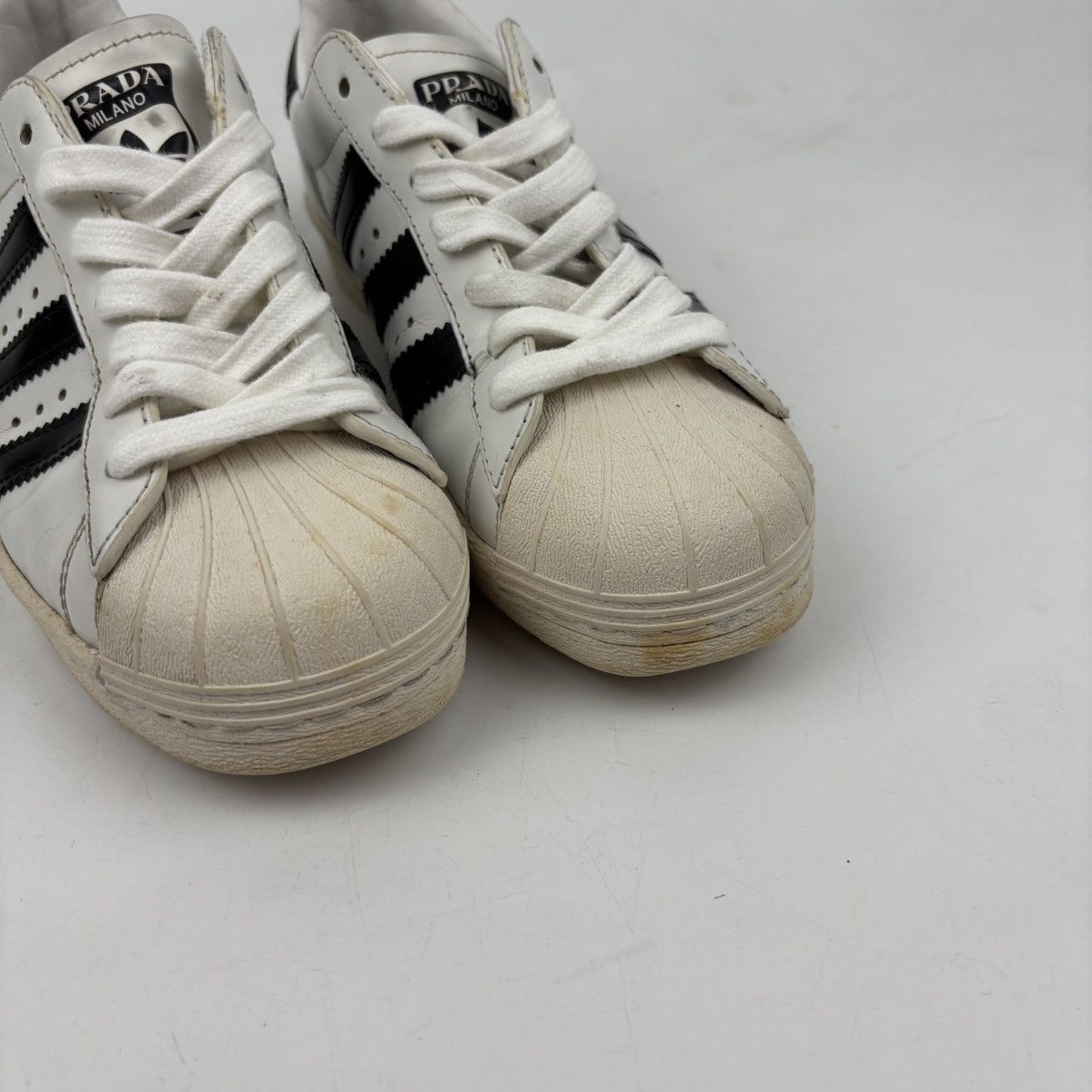 Adidas × Prada Prada x Adidas Superstar Size US 5.5 / IT 35.5 - 4 Thumbnail