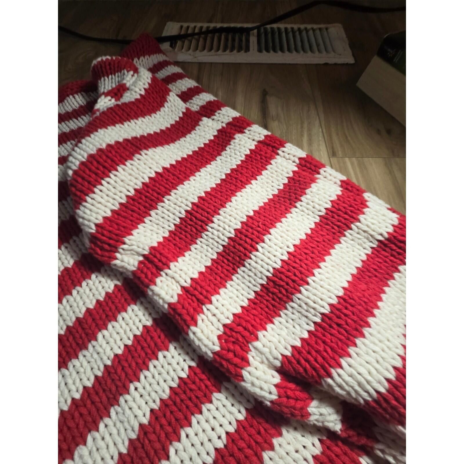 Vivienne Westwood Vici Red White Blue Striped Chunky Knit V-Neck Sweater Size M / US 6-8 / IT 42-44 - 5 Thumbnail