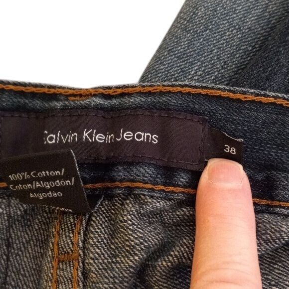 Calvin Klein Calvin Klein Size 38 x 32 Mens Jeans Relaxed Straight Fit Da Size US 38 / EU 54 - 11 Thumbnail