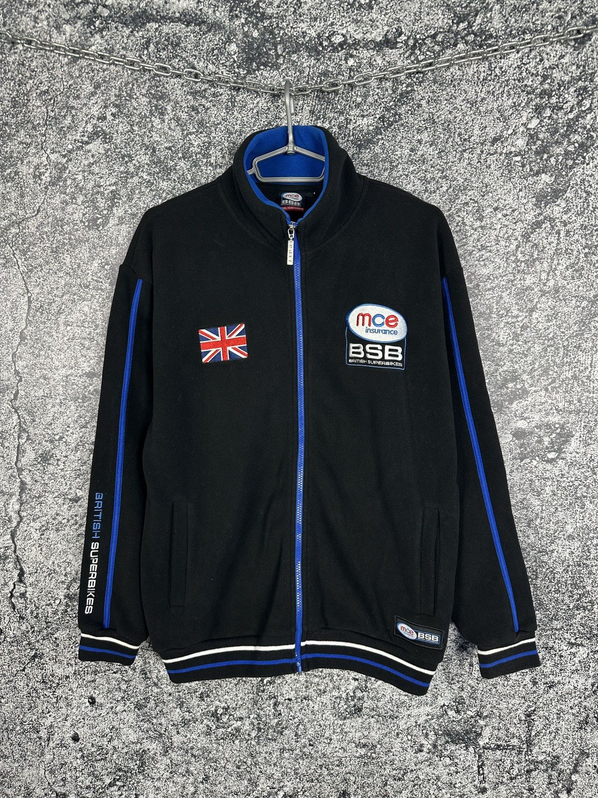 Vintage British Superbikes Racing Fleece Jacket MOTO BSB Size M Size US M / EU 48-50 / 2 - 1 Thumbnail