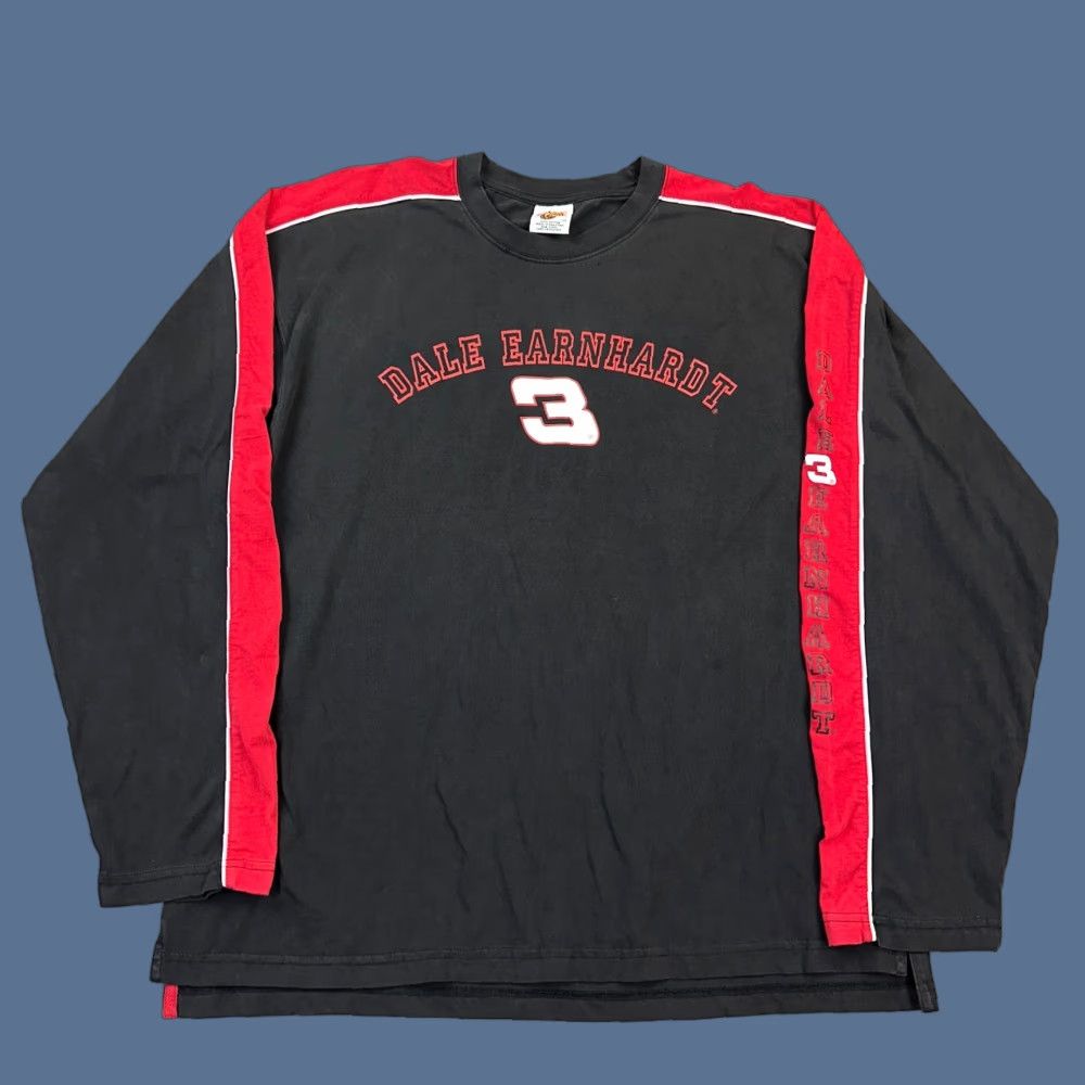 NASCAR VINTAGE Winners Circle NASCAR Shirt Mens XL Black Red Dale Earnhardt Senior #3 Long Sleeve Y2K Size US XL / EU 56 / 4 - 1 Thumbnail