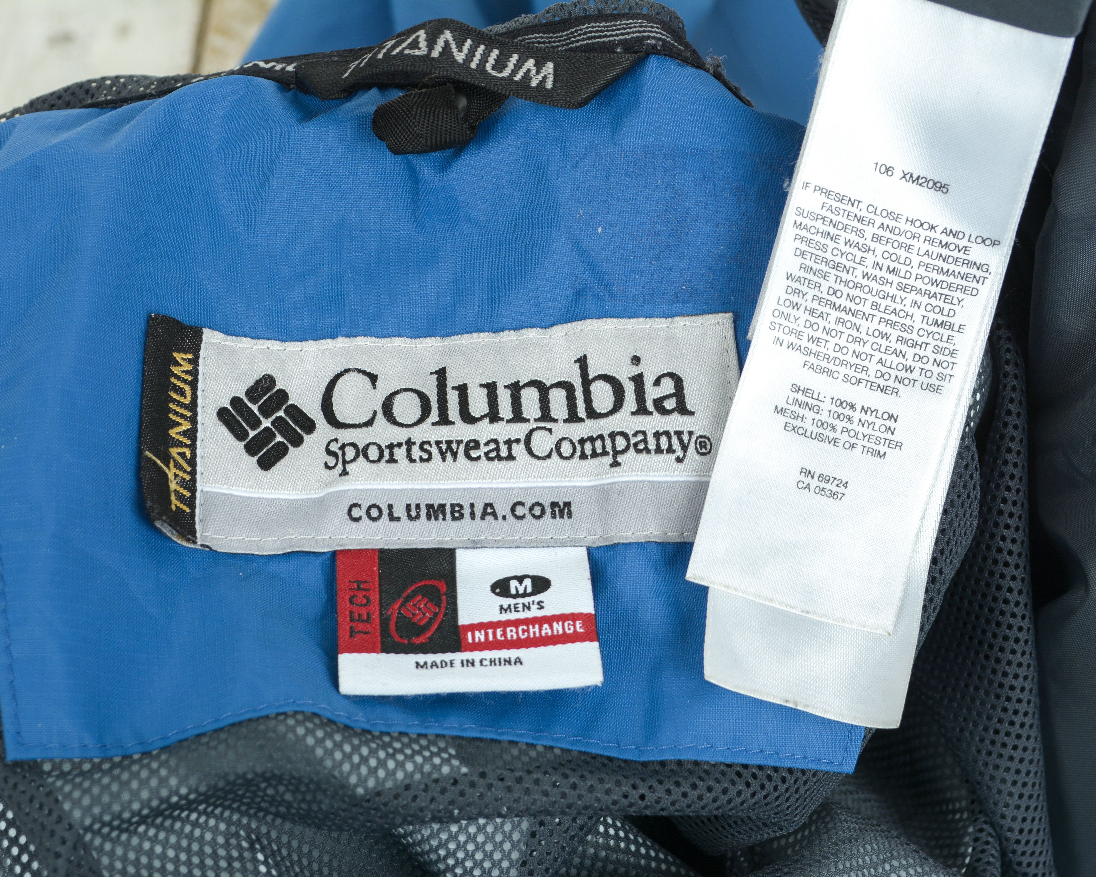 Columbia Titanium Rain Coat Lightweight Jacket Lined Hooded Omni-Tech Size US M / EU 48-50 / 2 - 11 Thumbnail