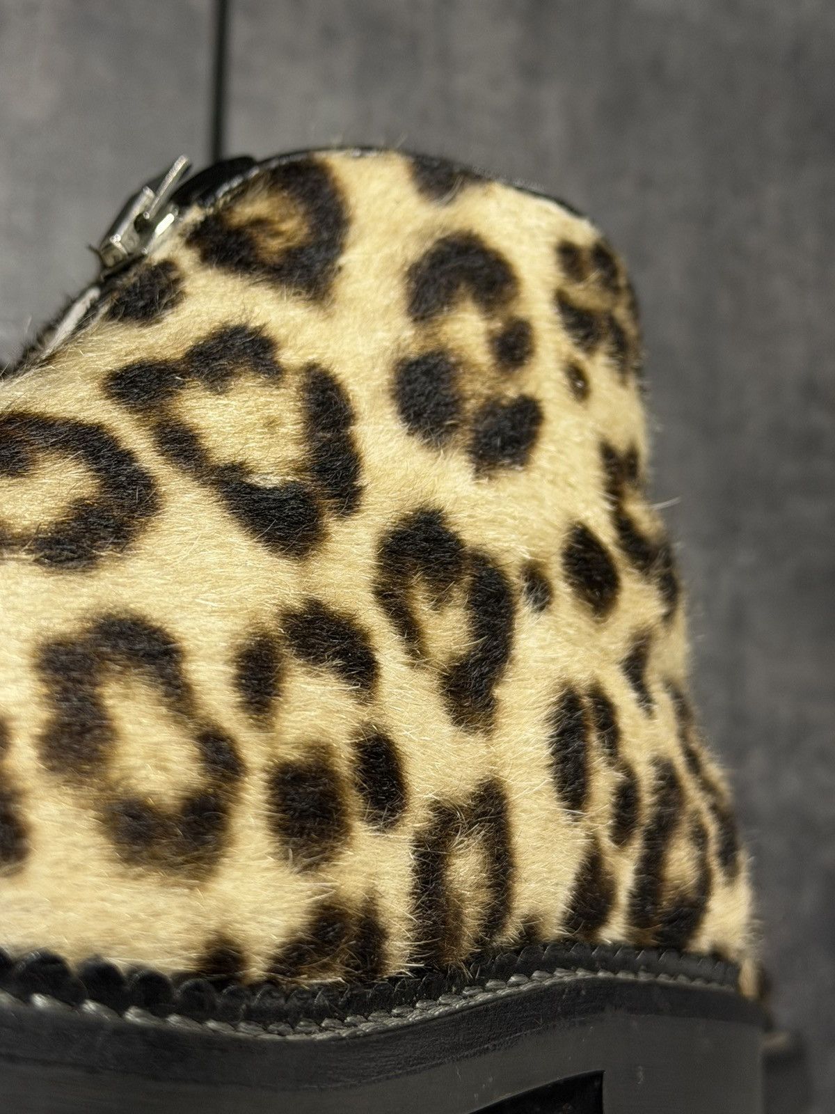 Vintage Sick Kandahar Pony Hair Fur Leopard Boots 424 Owens Yohji Size US 10 / IT 40 - 18 Thumbnail
