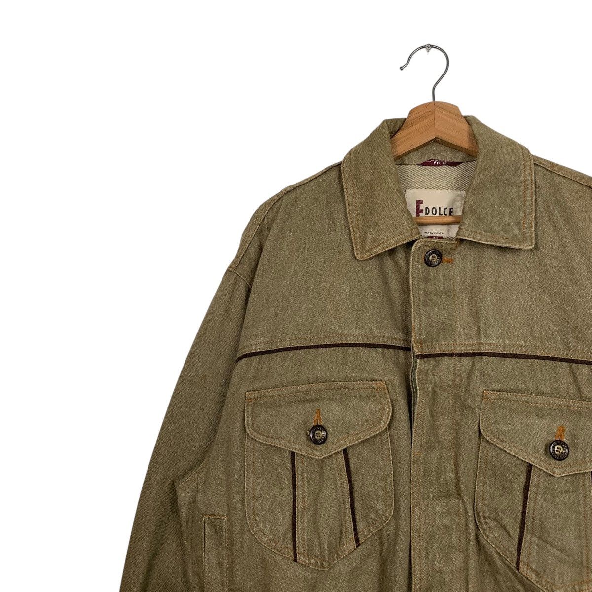 Japanese Brand Japanese Brand E Dolce Elegante Denim Jacket Size US M / EU 48-50 / 2 - 6 Thumbnail