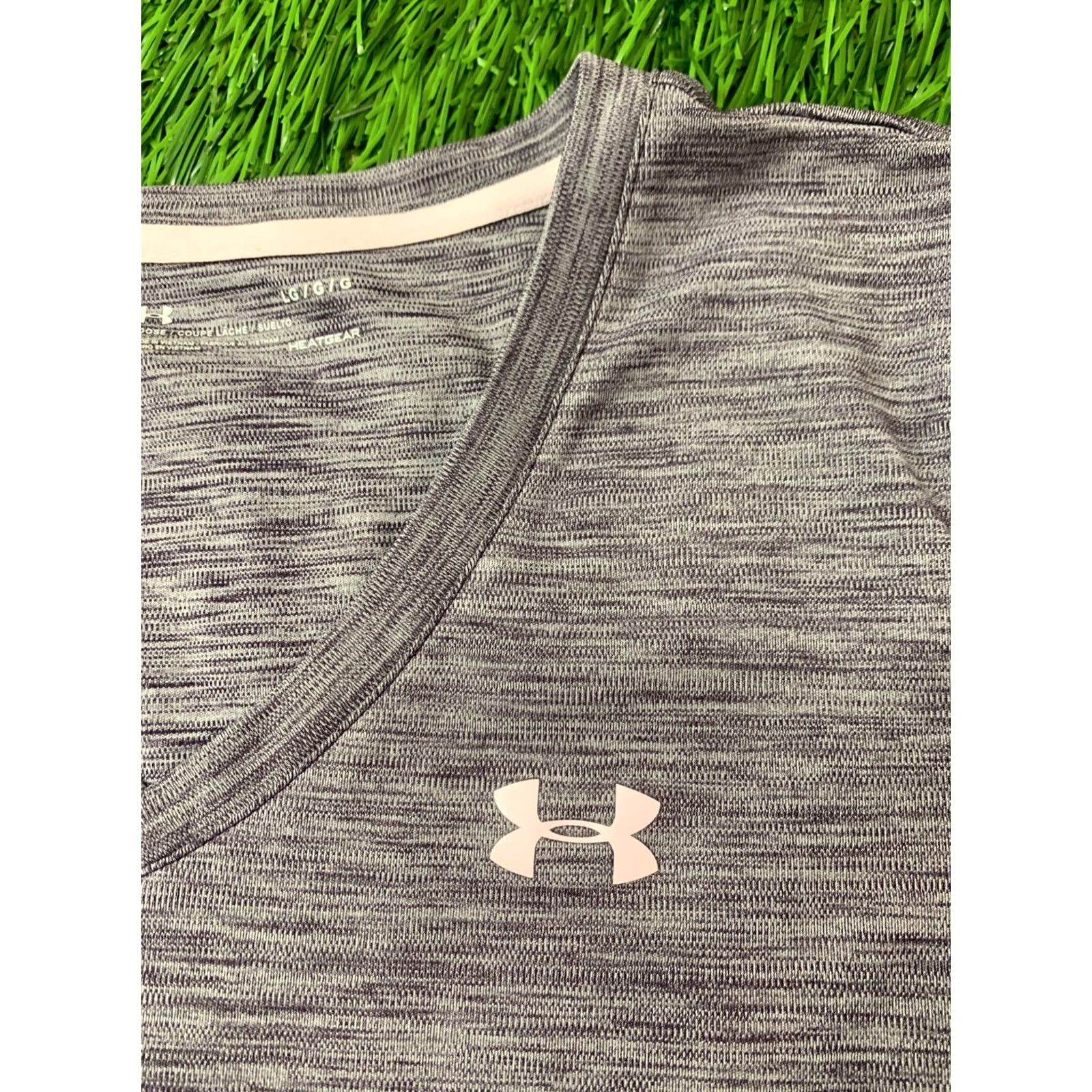 Under Armour Under Armour Shirt Women Compression Training Jersey L Gray Short Sleeve Size L / US 10 / IT 46 - 4 Thumbnail