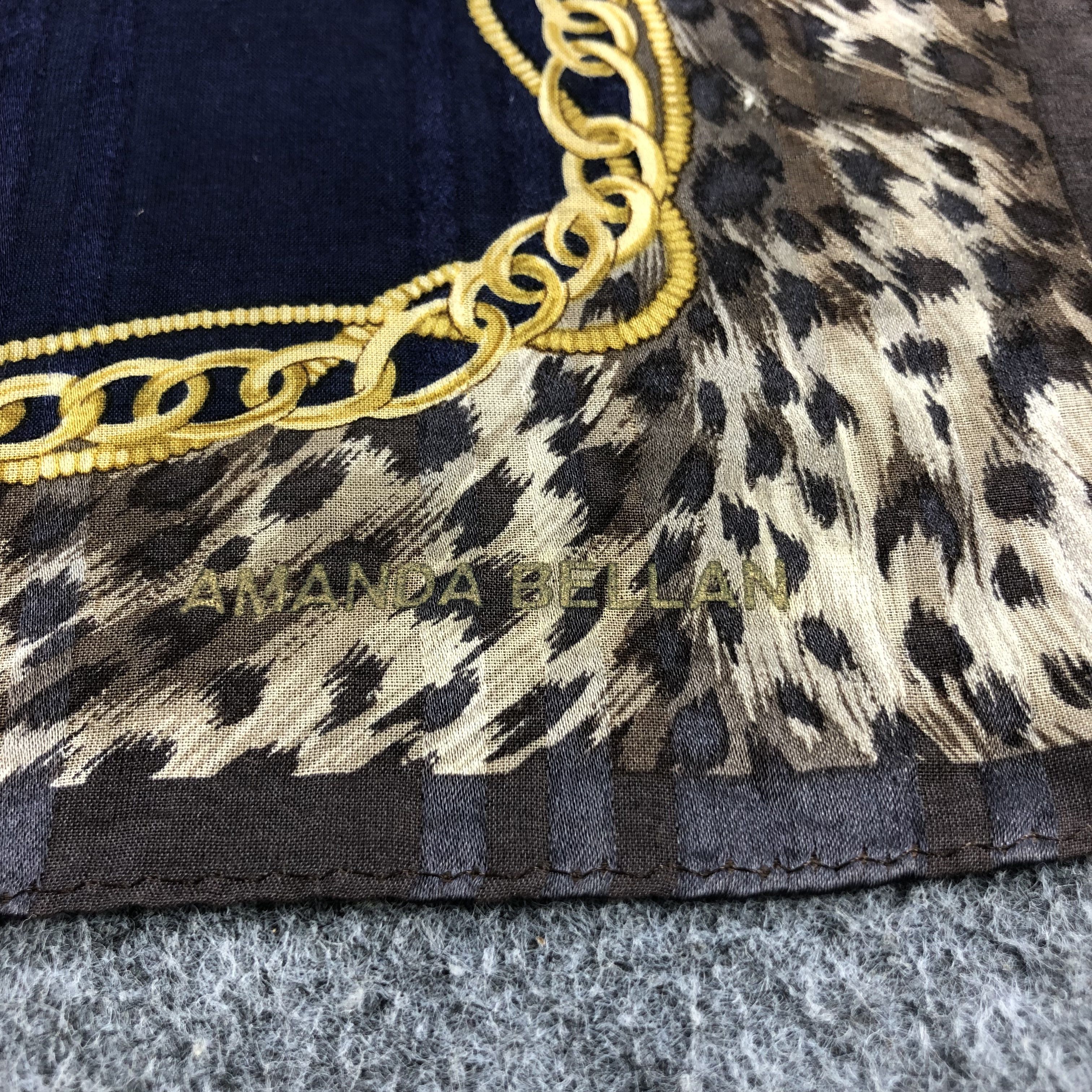 Vintage Amanda Bellan Handkerchief Neckerchief Bandana H1333 Size ONE SIZE - 3 Thumbnail