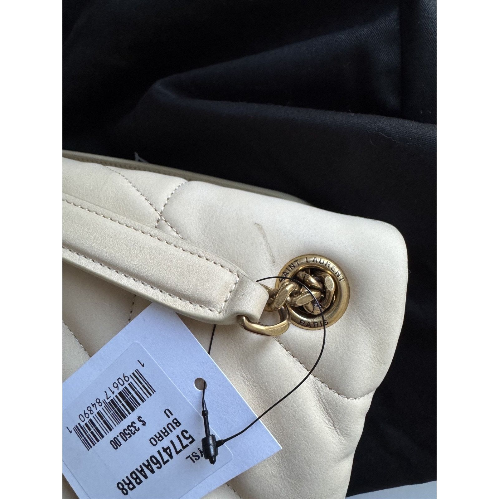 Yves Saint Laurent Saint Laurent YSL Burro Beige Leather Shoulder Crossbody Bag Size ONE SIZE - 24 Thumbnail