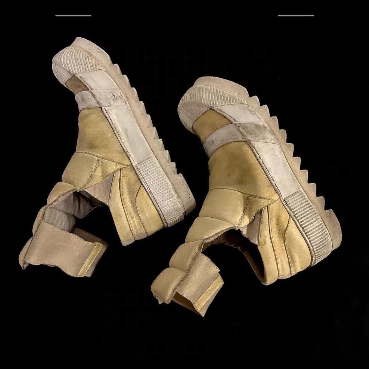 Boris Bidjan Saberi Sz 42 Boris Bidjan Saberi Fading Leather Boots m.ojos Size US 9 / EU 42 - 3 Thumbnail