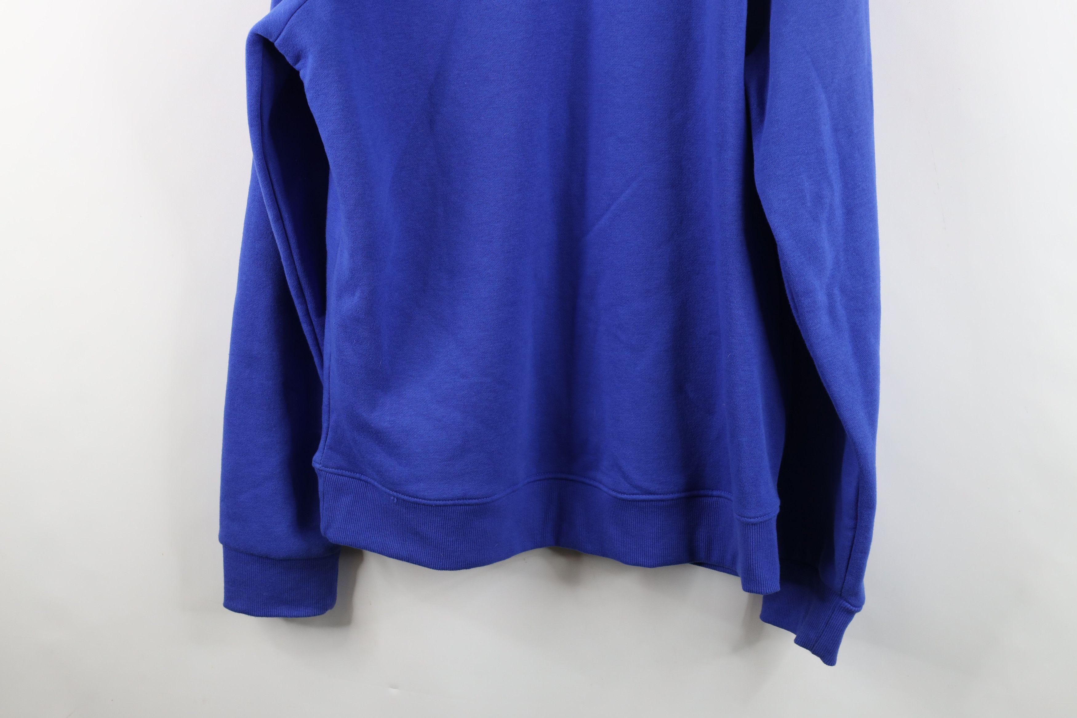 Reebok Vintage Reebok Spell Out Hoodie Sweatshirt Royal Blue Size US L / EU 52-54 / 3 - 15 Thumbnail