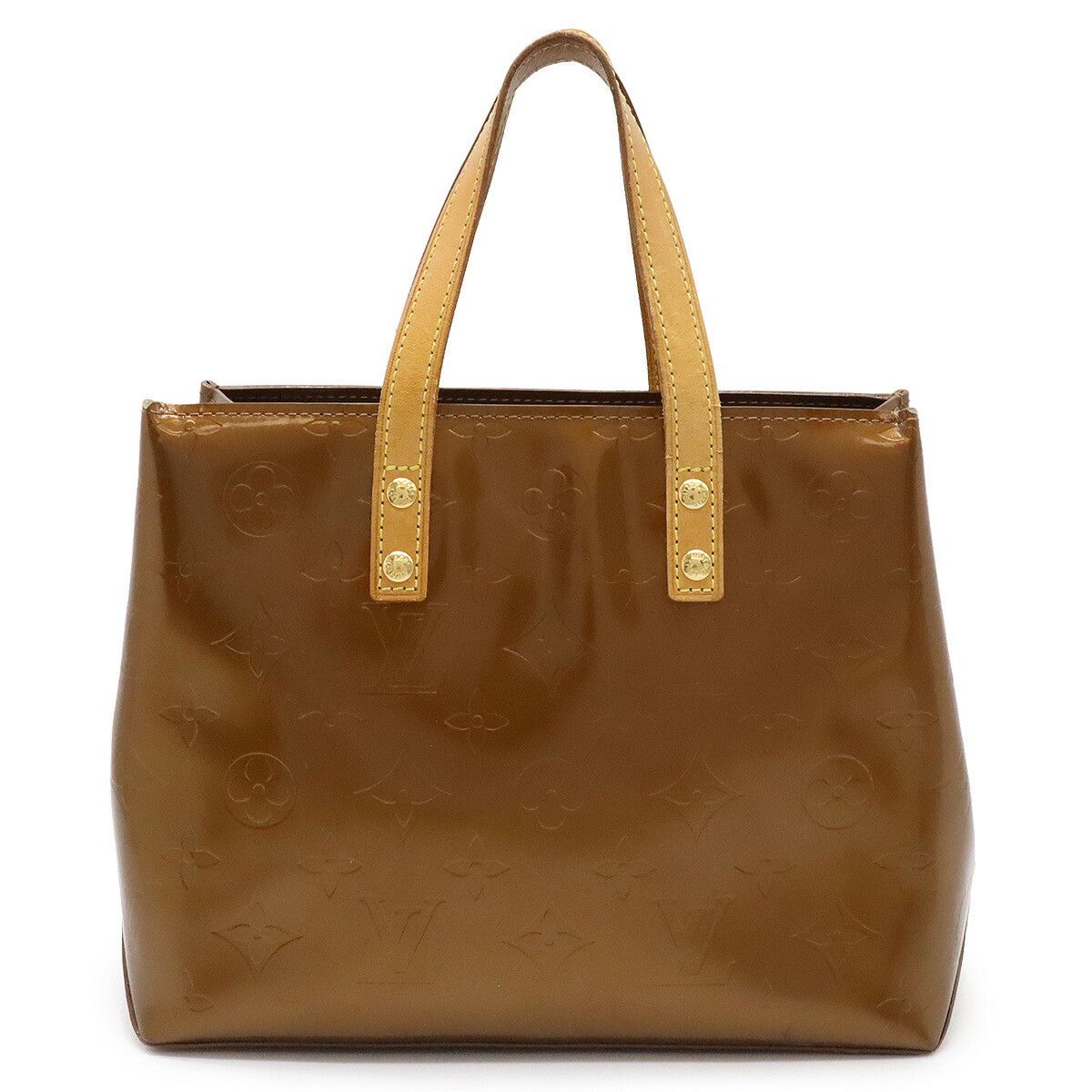 Louis Vuitton Louis Vuitton Monogram Vernis Reade Pm Handbag M91146 Enamel Tote Bag M91146 in Gold, Women's