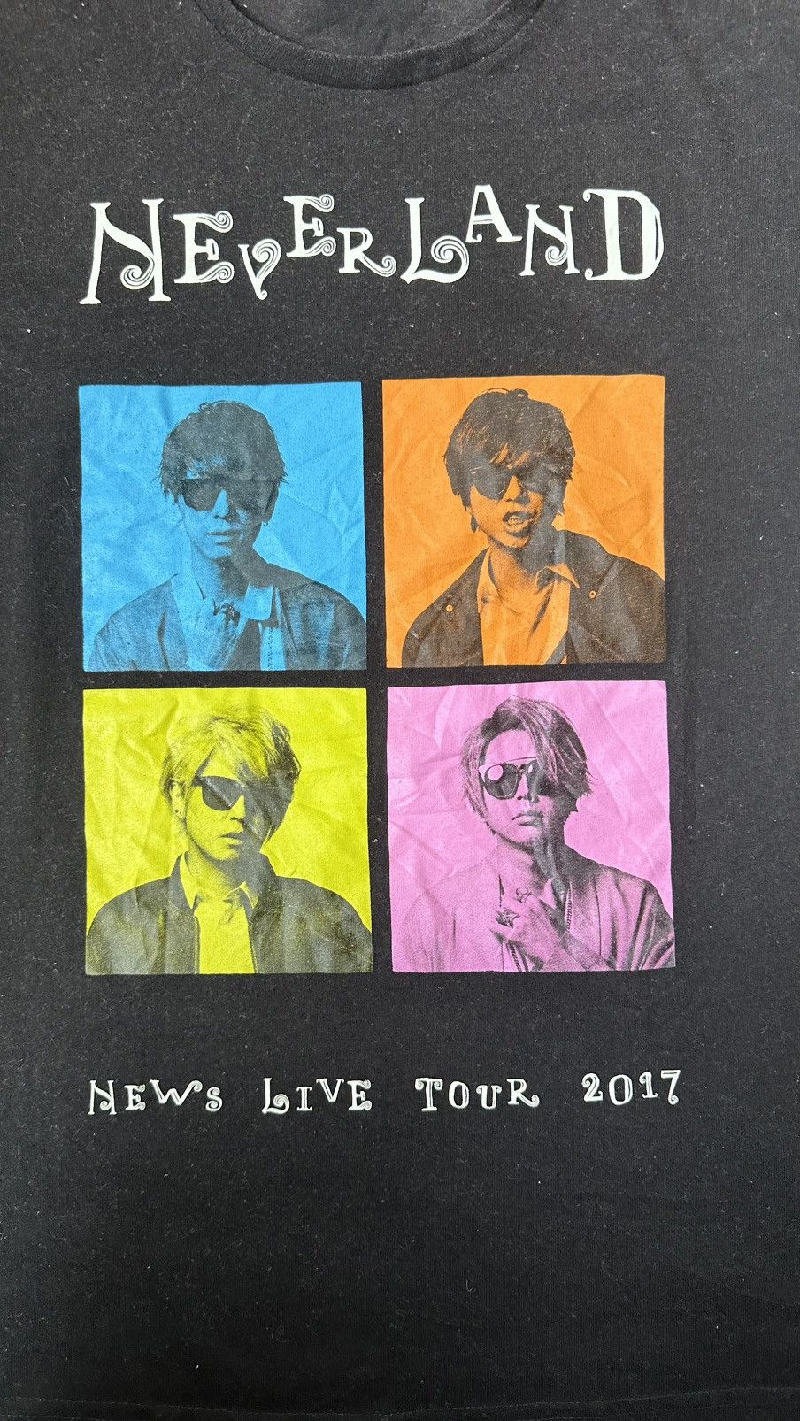 Japanese Brand NEVERLAND NEWS LIVE TOUR 2017 J-POP TEE Size US M / EU 48-50 / 2 - 2 Thumbnail