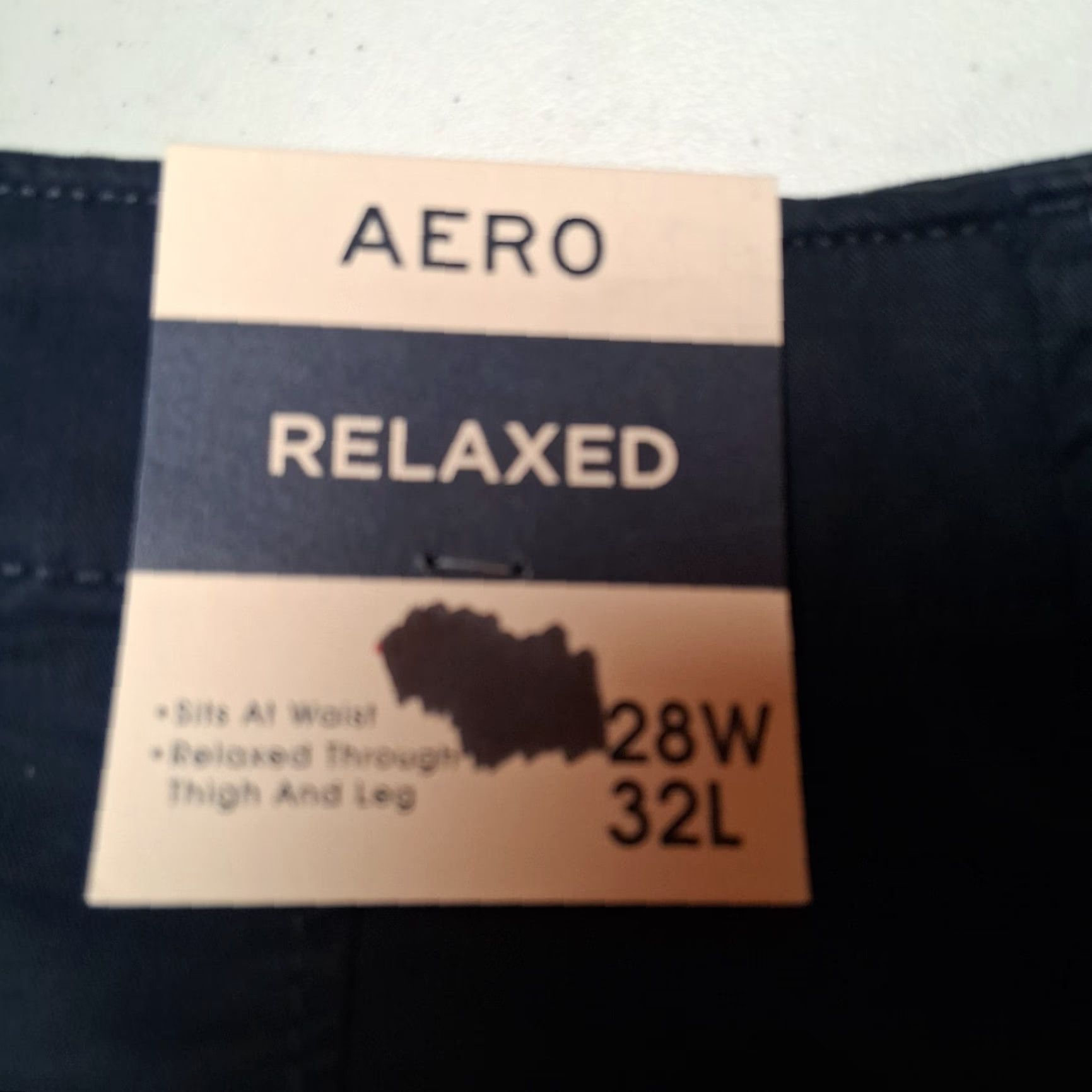 Vintage Aero Aéropostale Chino Pants Men 28x32 Navy Blue Twill Casual NEW Size US 28 / EU 44 - 4 Thumbnail