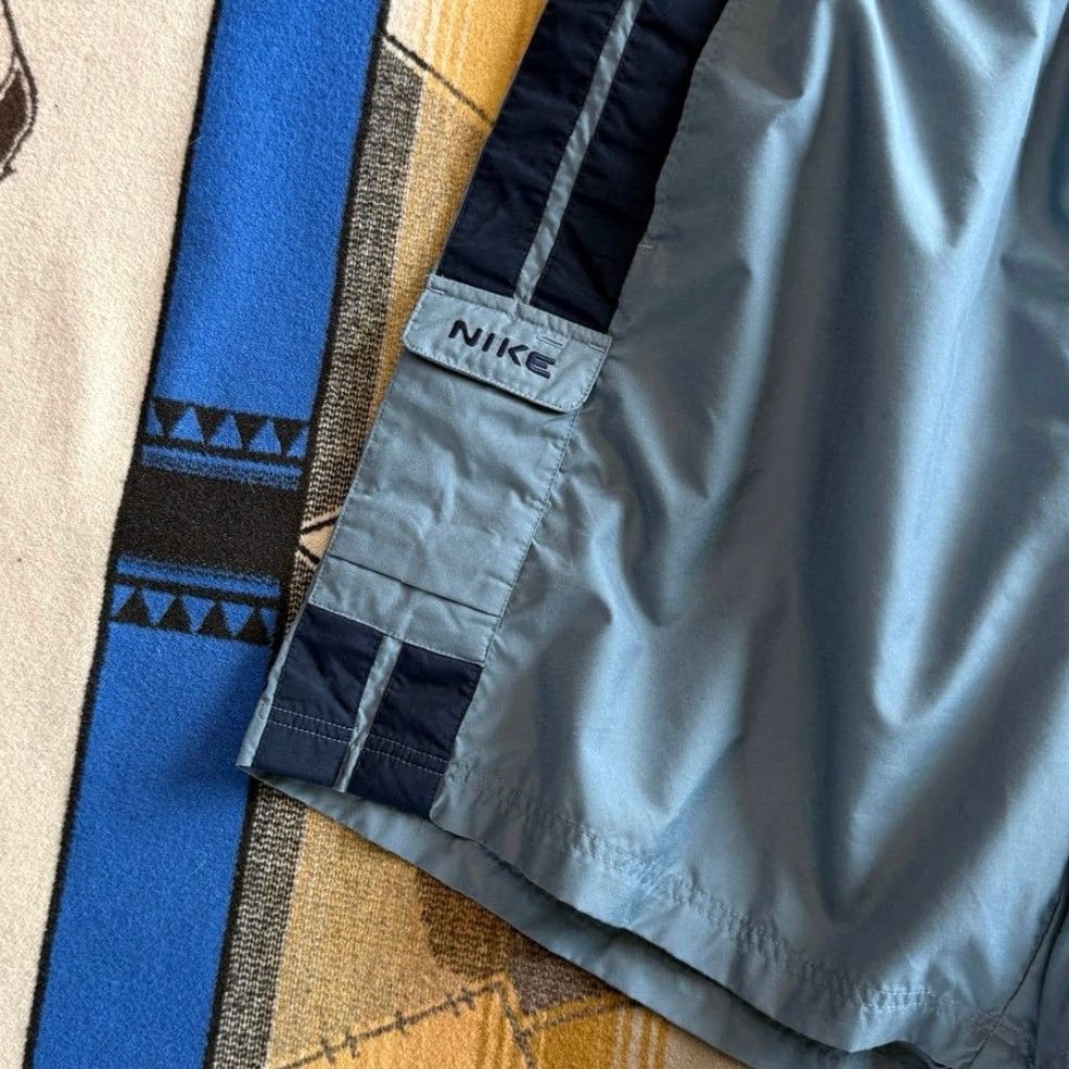 Nike VINTAGE Nike Board Shorts Swim Trunks Bottom Men XL Blue 90s Y2K Sports Summer Size US 36 / EU 52 - 5 Thumbnail