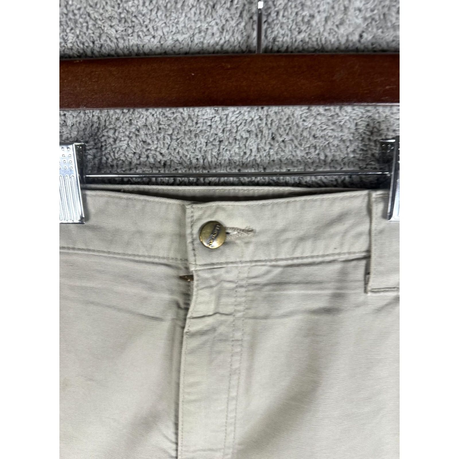 Carhartt Carhartt Pants Mens 36x30 Tan Canvas Work Dungaree Carpenter Utility Jeans B151 Size US 36 / EU 52 - 7 Thumbnail