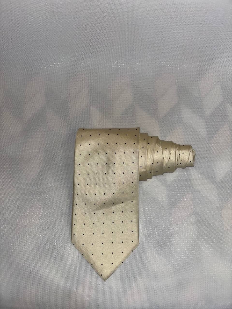 Hugo Boss Hugo Boss yellow polka dot men's tie,100% silk,made in Italy Size ONE SIZE - 3 Thumbnail