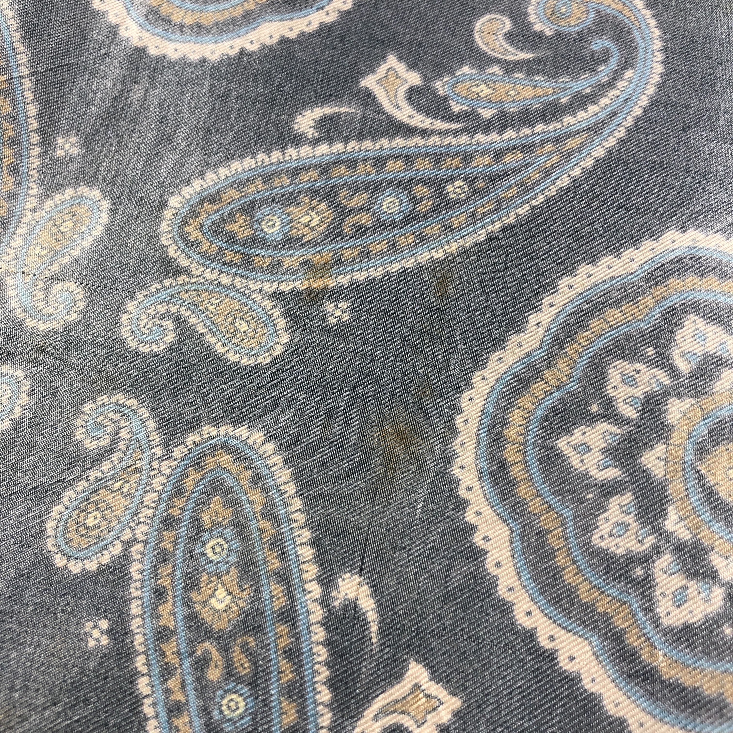 Vintage Vintage Paisley Silk Handkerchief Bandana H2569 Size ONE SIZE - 4 Thumbnail