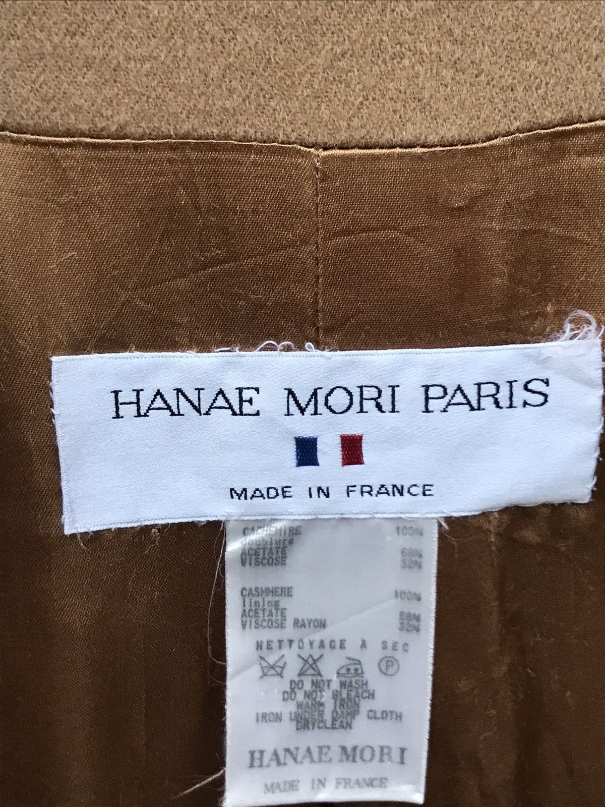 Autumn Cashmere × Hanae Mori ⚡️Hanae Mori Paris Button Cashmere Baggy Long Coat Size M / US 6-8 / IT 42-44 - 11 Thumbnail