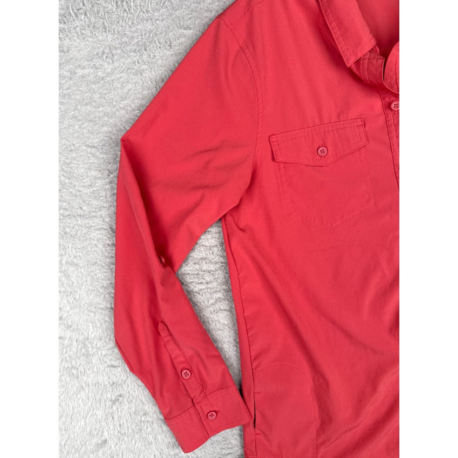 Eddie Bauer Eddie Bauer Shirt Women Small Pink Button Up Fishing Angler Long Sleeve Pocket Womens Size S / US 4 / IT 40 - 3 Thumbnail