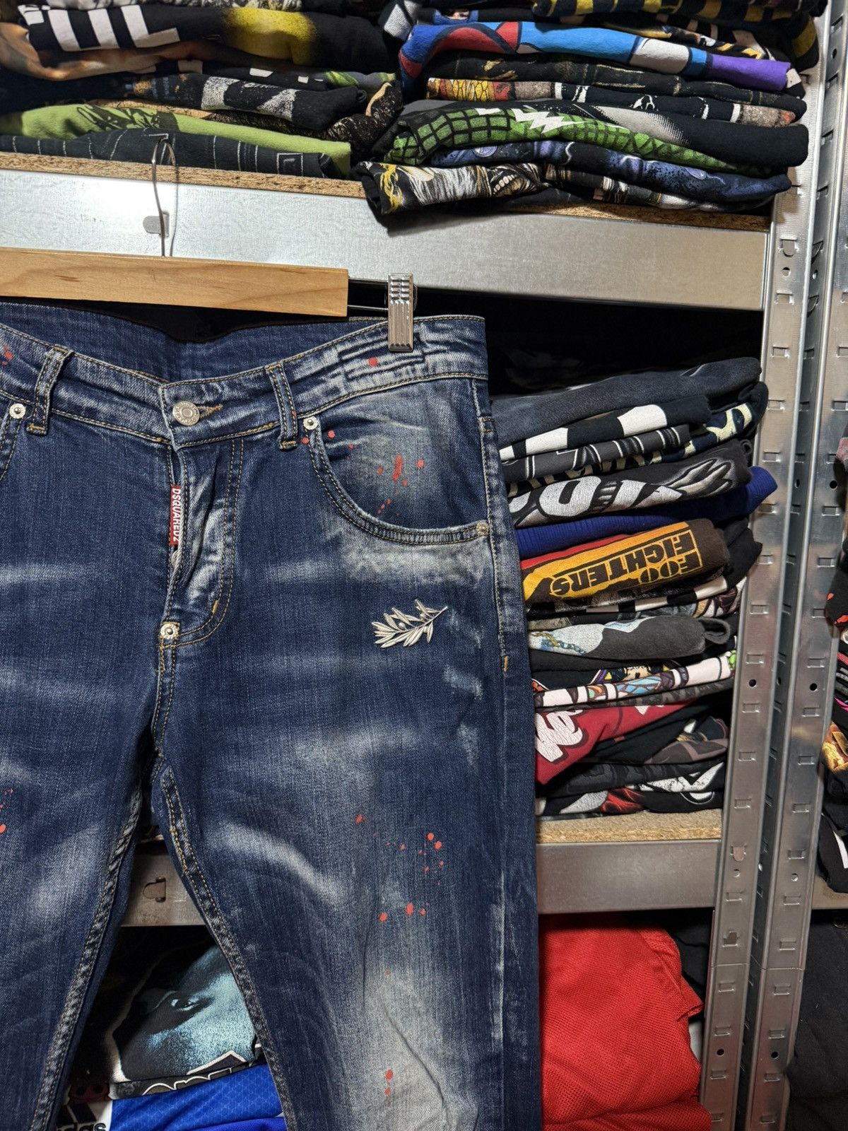 Dsquared2 Rare Luxury Dsquared2 Distressed Denim Navy Jeans Size 46 Size US 30 / EU 46 - 4 Thumbnail