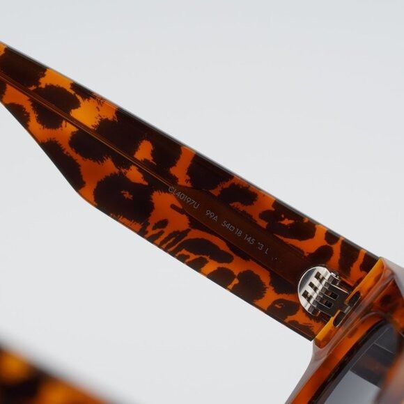 Celine Celine CL40197U 99A Sunglasses Brown Animal Havana Square Size ONE SIZE - 7 Thumbnail