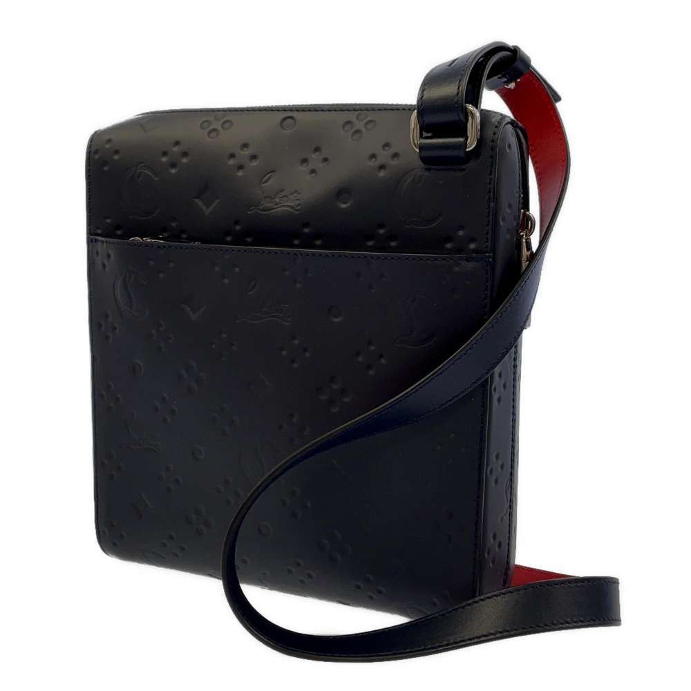 Christian Louboutin Shoulder Bag Leather Black