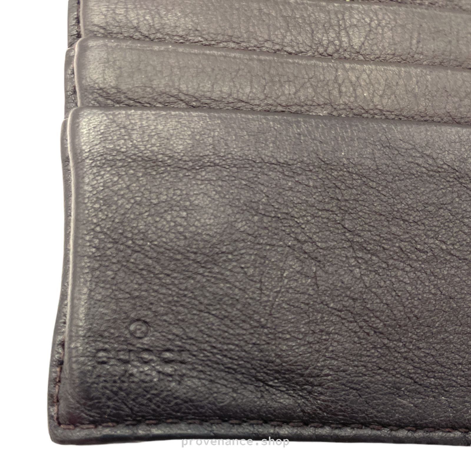 Gucci 🔴 Gucci GG Bifold Wallet - Dark Chocolate Guccissima Size ONE SIZE - 6 Thumbnail