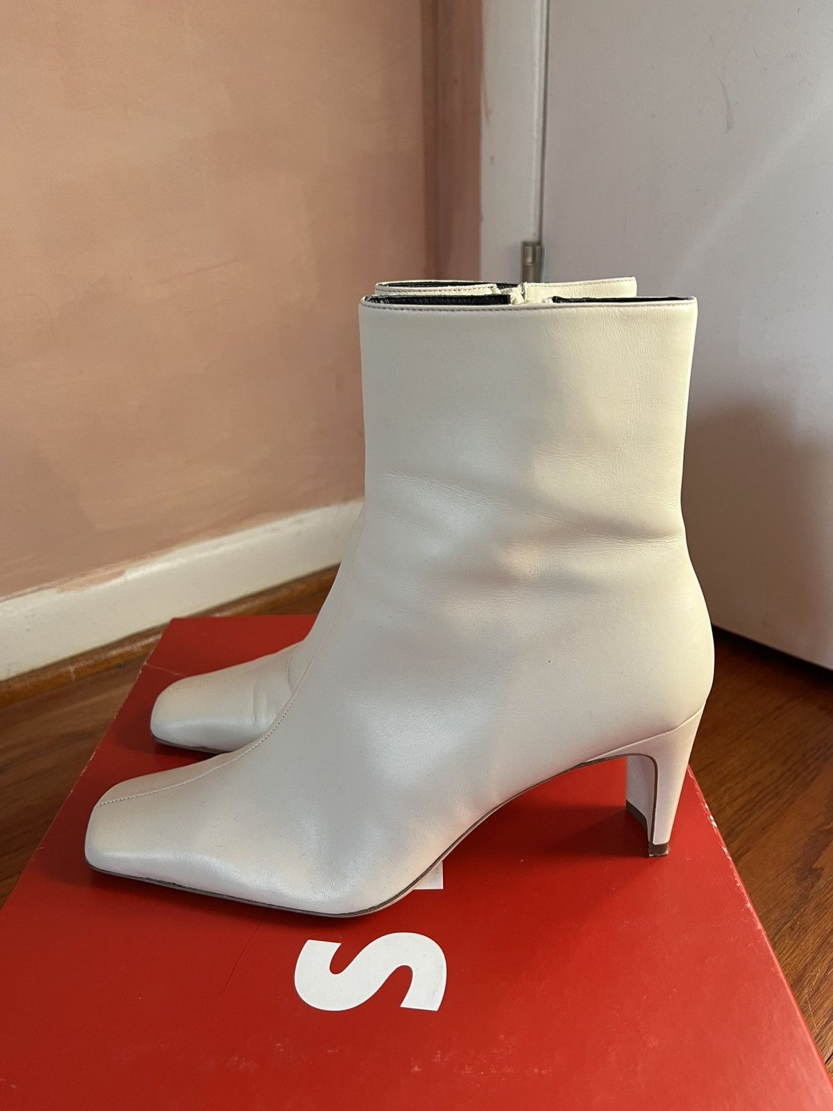 Staud Staud white heeled boots Size US 10 / IT 40 - 1 Thumbnail