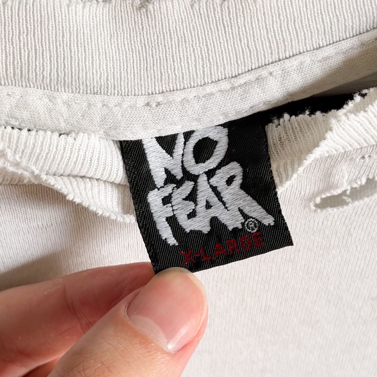 Vintage 90’s Vintage NO FEAR “10 Seconds” T Shirt Size US XL / EU 56 / 4 - 5 Thumbnail