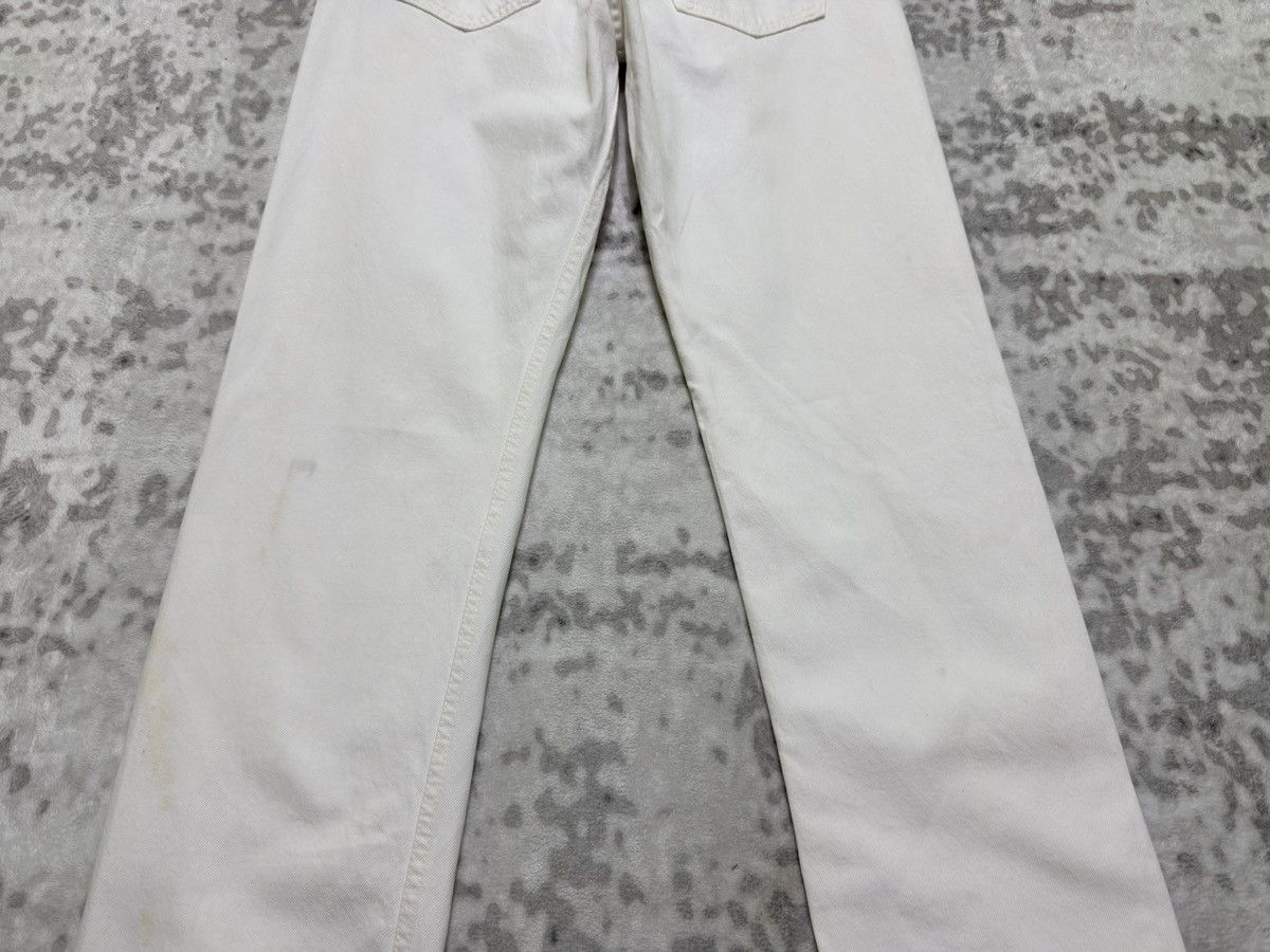 Levi's Levi’s 501 Original White Straight Leg Button Fly Denim Size US 31 - 12 Thumbnail