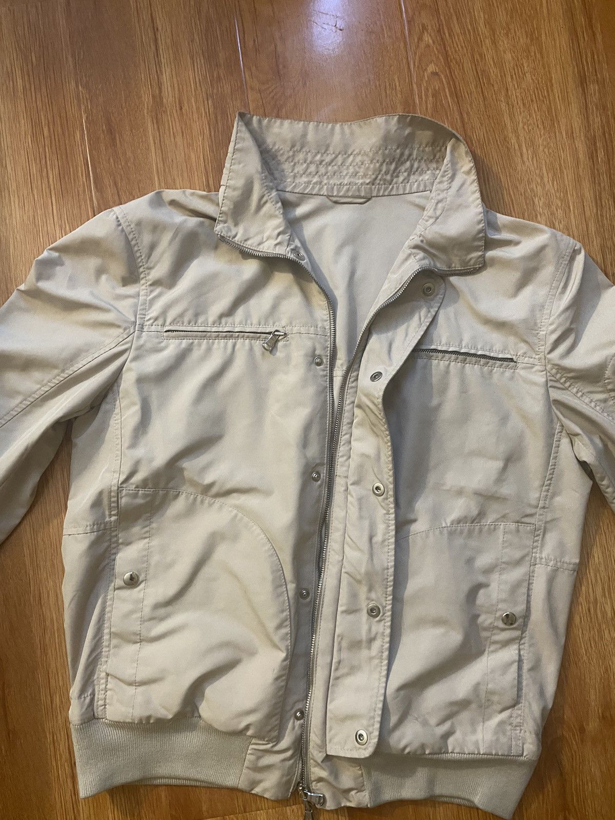 Brunello Cucinelli Brunello Cucinelli Nylon Beige Bomber Size US M / EU 48-50 / 2 - 5 Thumbnail