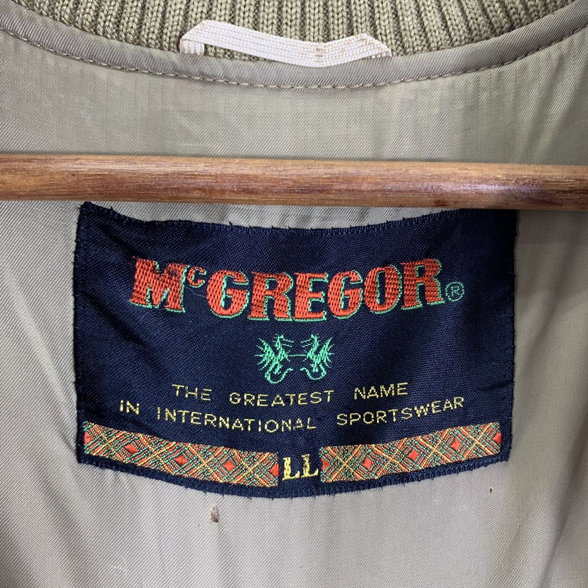 McGregor Vintage McGregor Full Zipper Bomber Jacket Size US XL / EU 56 / 4 - 9 Thumbnail