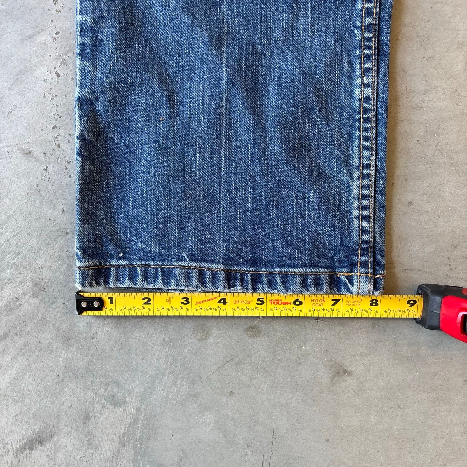 Vintage y2k faded washed bootcut distressed jeans Size US 30 / EU 46 - 5 Thumbnail
